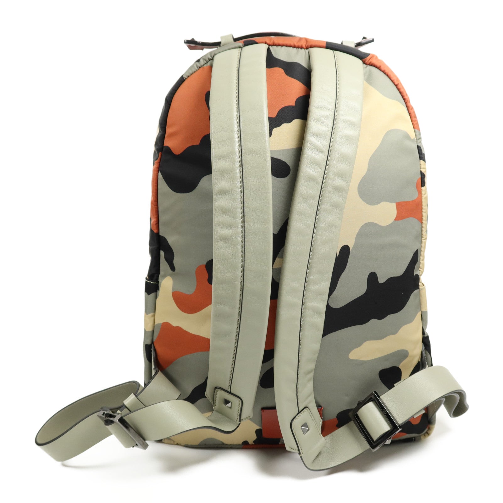 Valentino 尼龍Rucksack銀扣背包