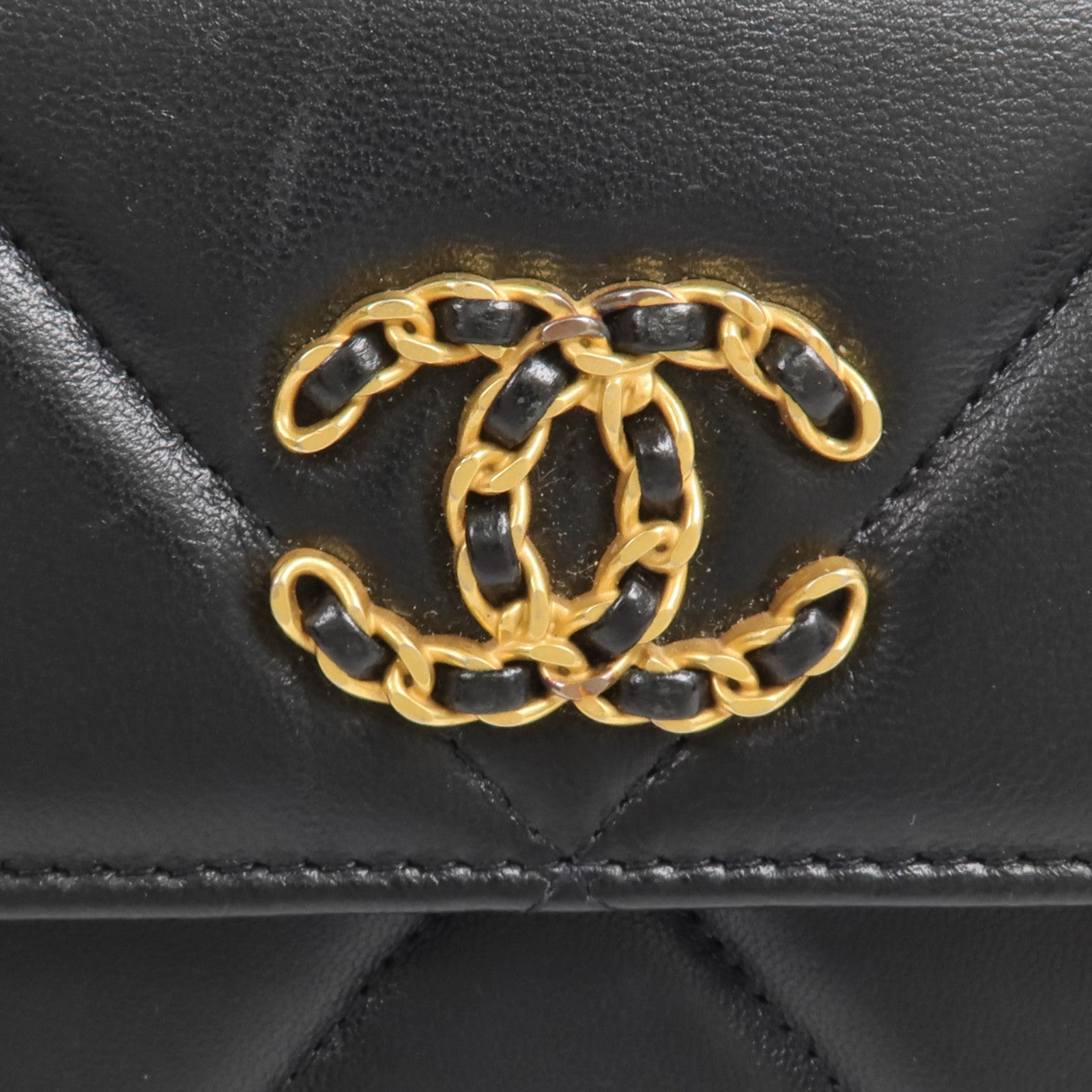 CHANEL 羊皮皮革19 Long Wallet長錢包