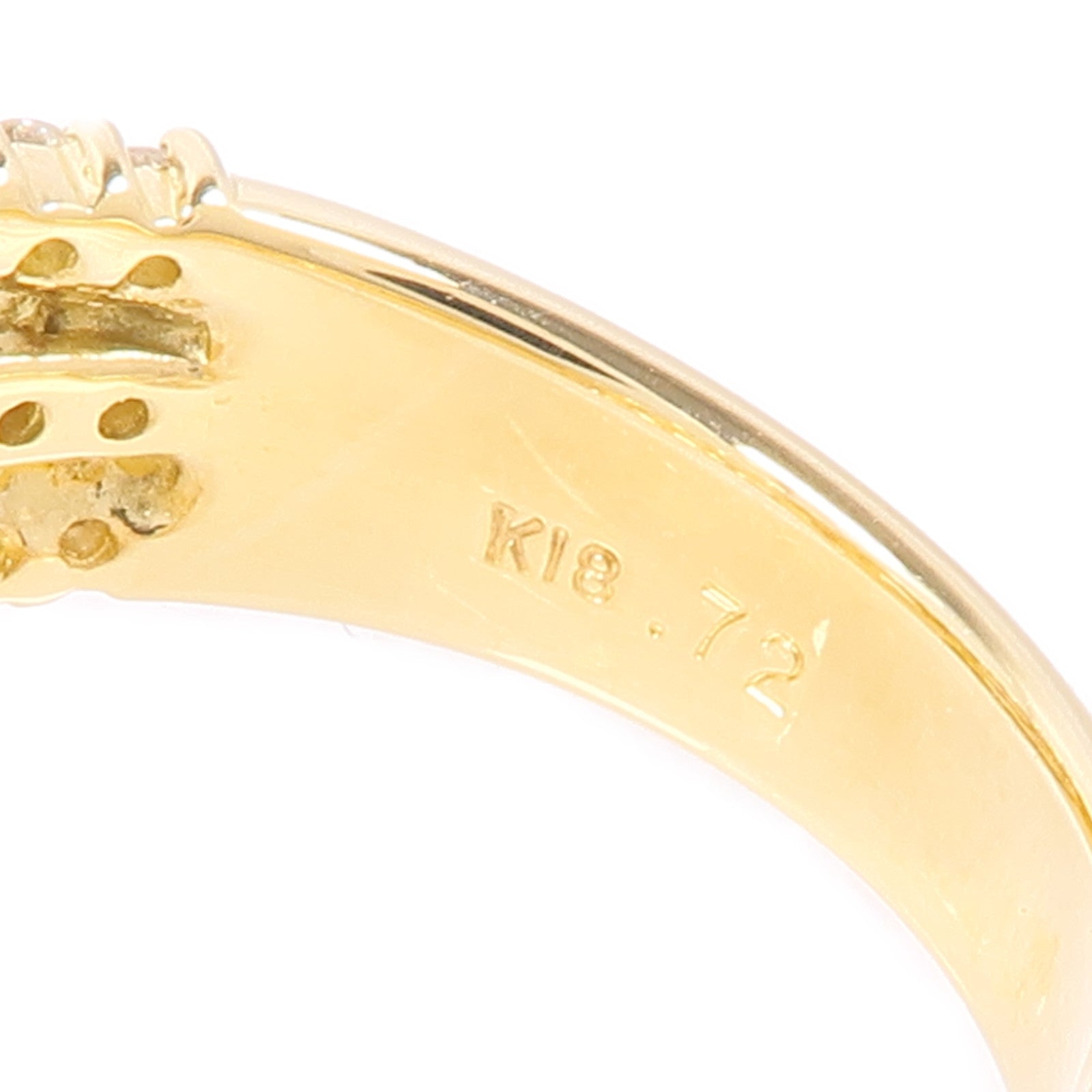 JEWELRY 【激減優惠】18K黃金Diamond Ring鑽石戒指US#6