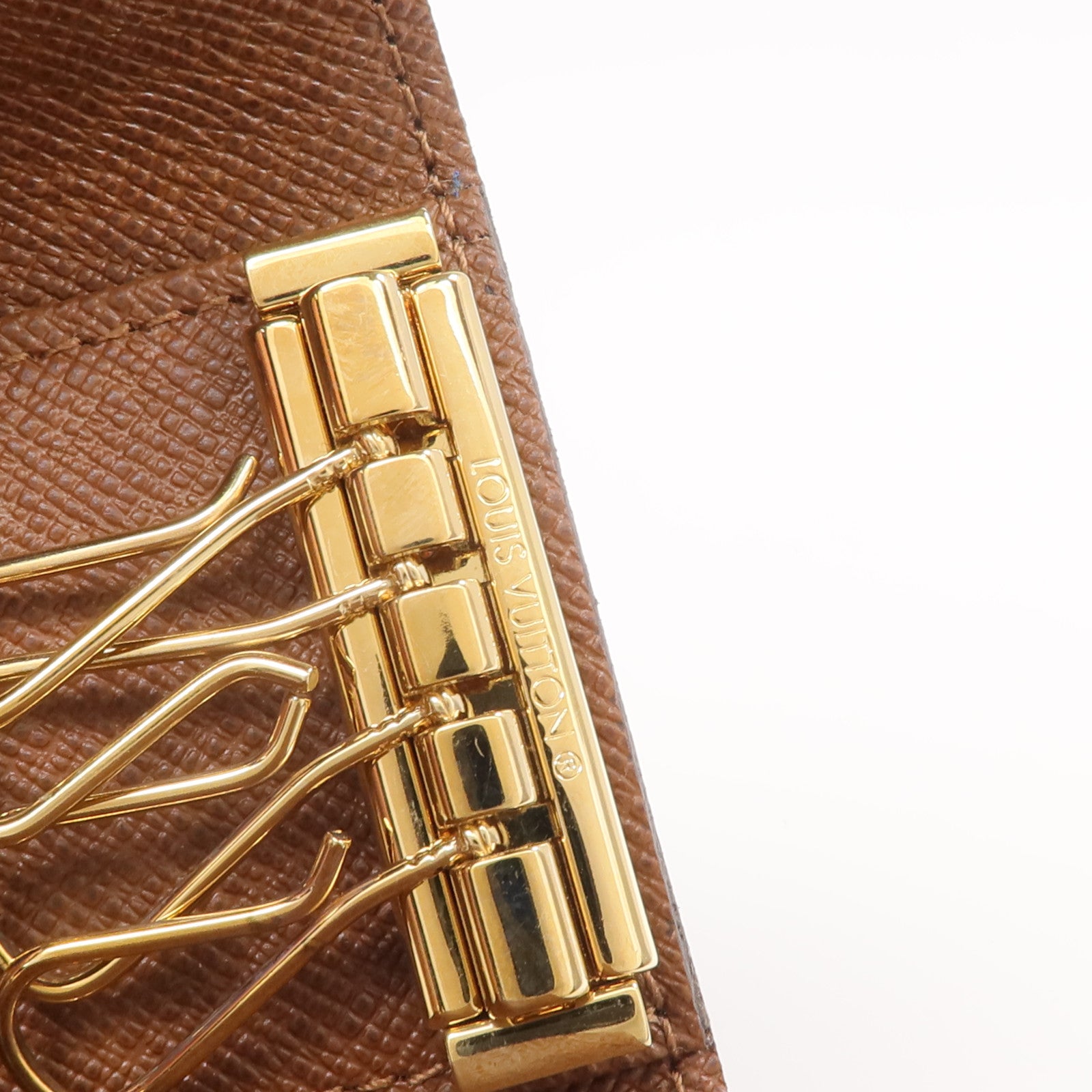 LOUIS VUITTON Monogram Key Holder金扣鎖匙包