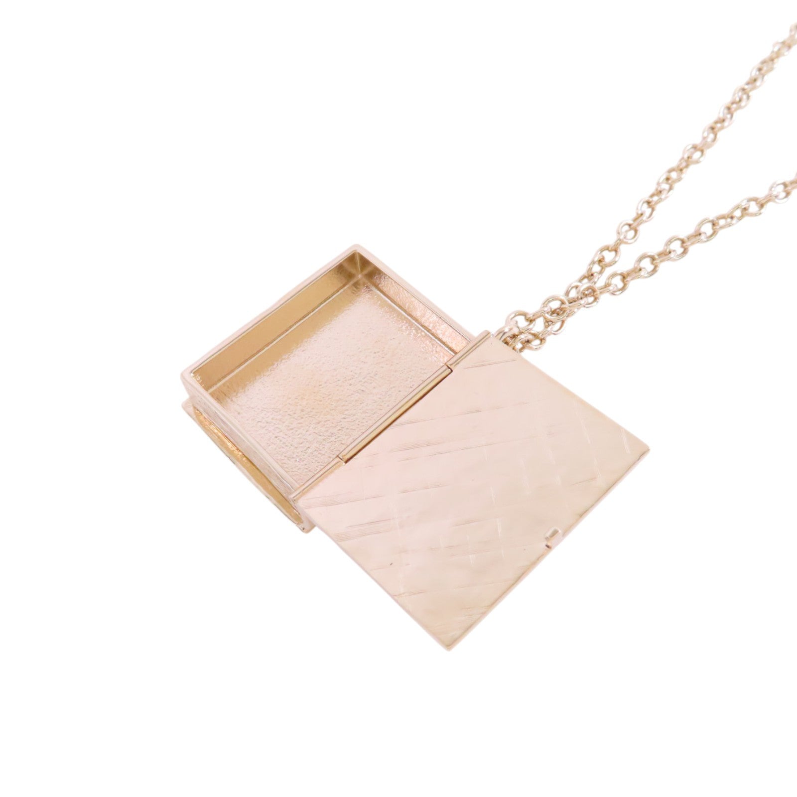 CHANEL CC GHW Pendant Necklace B22C Metal