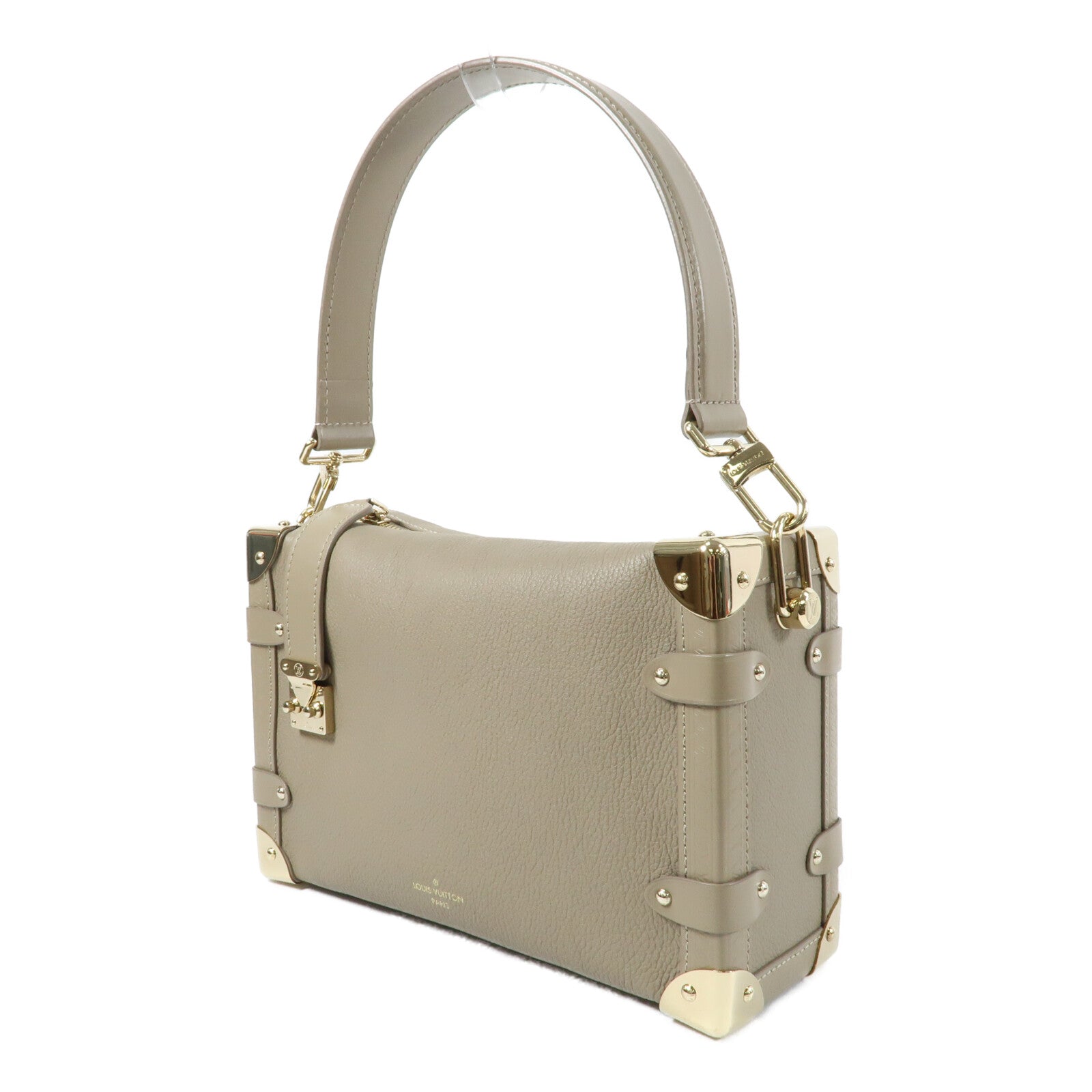 LOUIS VUITTON 牛皮皮革Side Trunk MM手挽肩背兩用袋