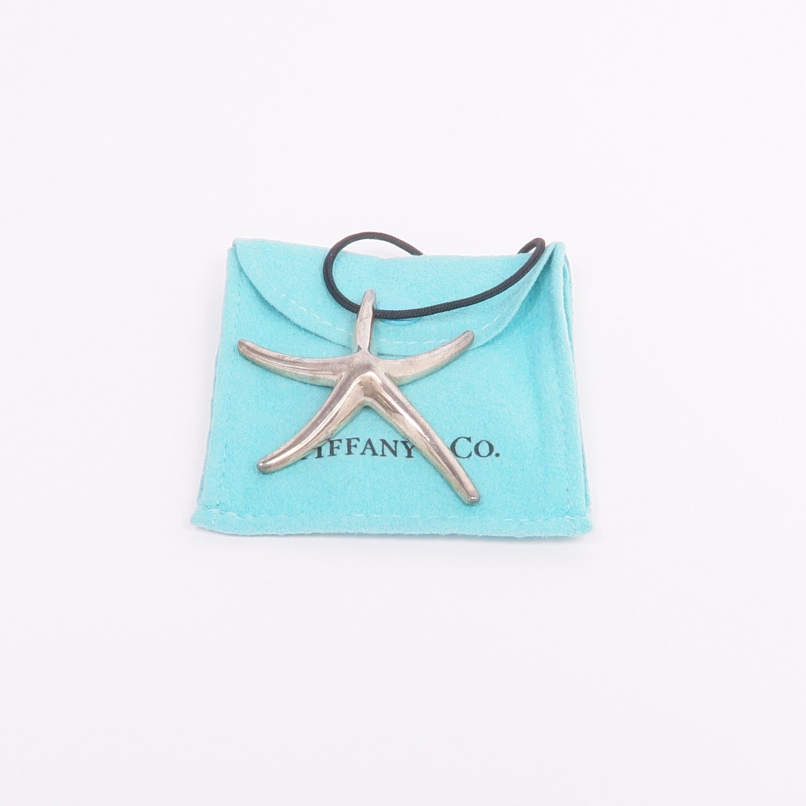 TIFFANY＆CO 925純銀Elsa Peretti Starfish Pendant項鍊