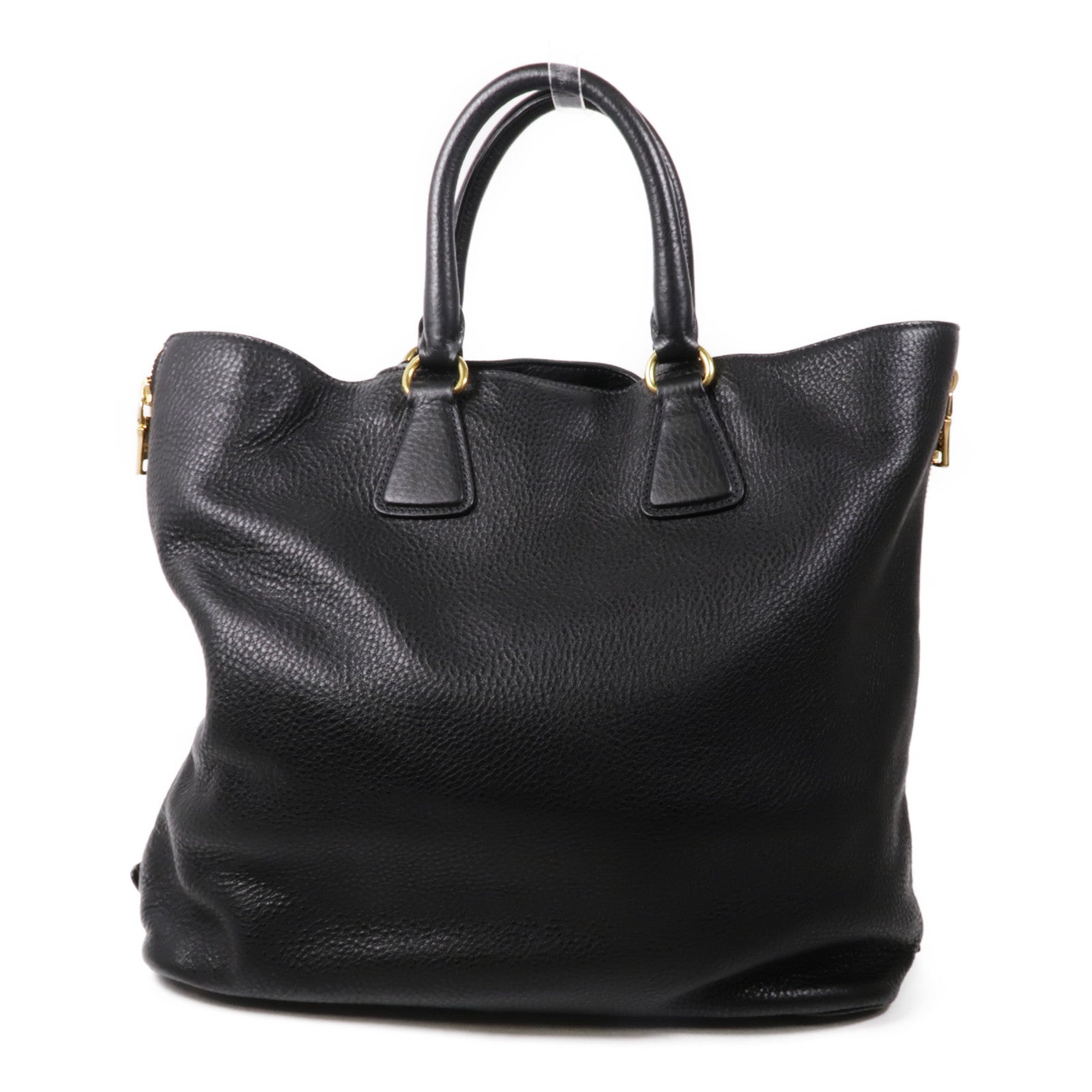 PRADA 牛皮皮革2 Way Bag金扣手挽肩背兩用袋