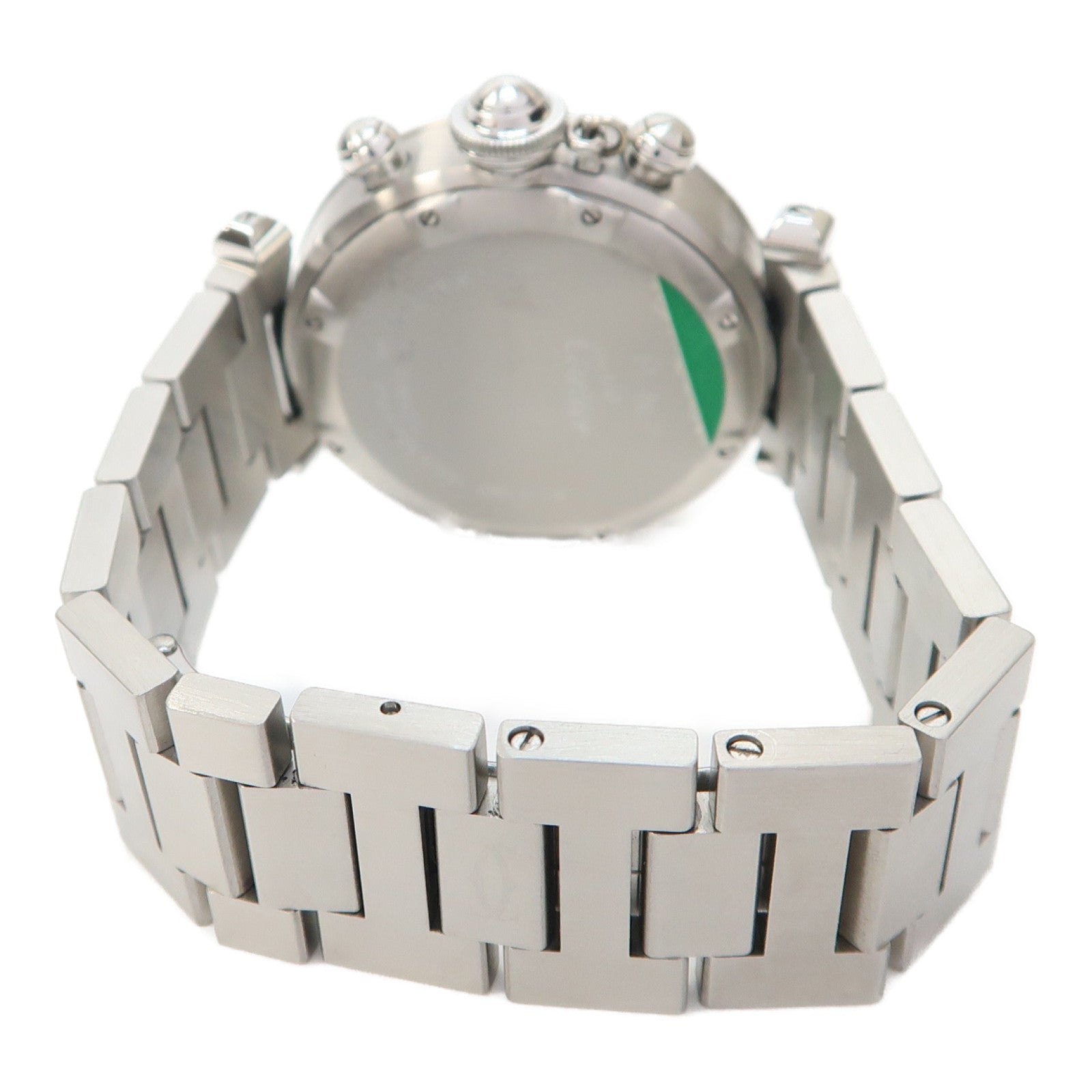 CARTIER Pasha C不鏽鋼手錶自動機芯銀色