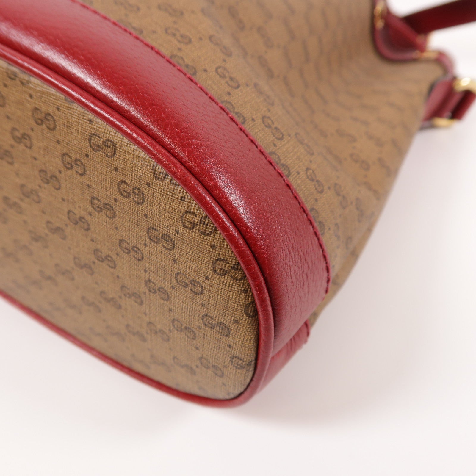 GUCCI 塗層帆布Gucci X Doraemon Bucket Bag金扣肩背袋