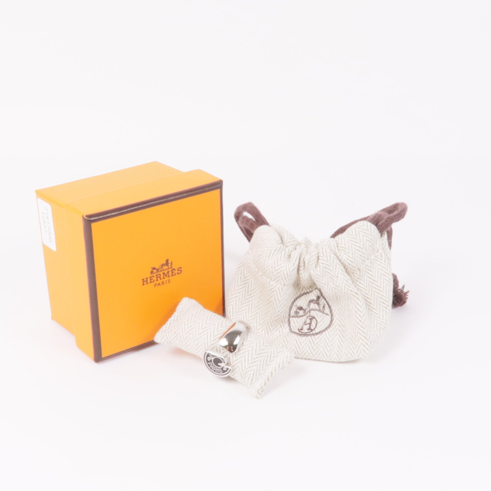 HERMES 金屬Carrousel Ring戒指US#10