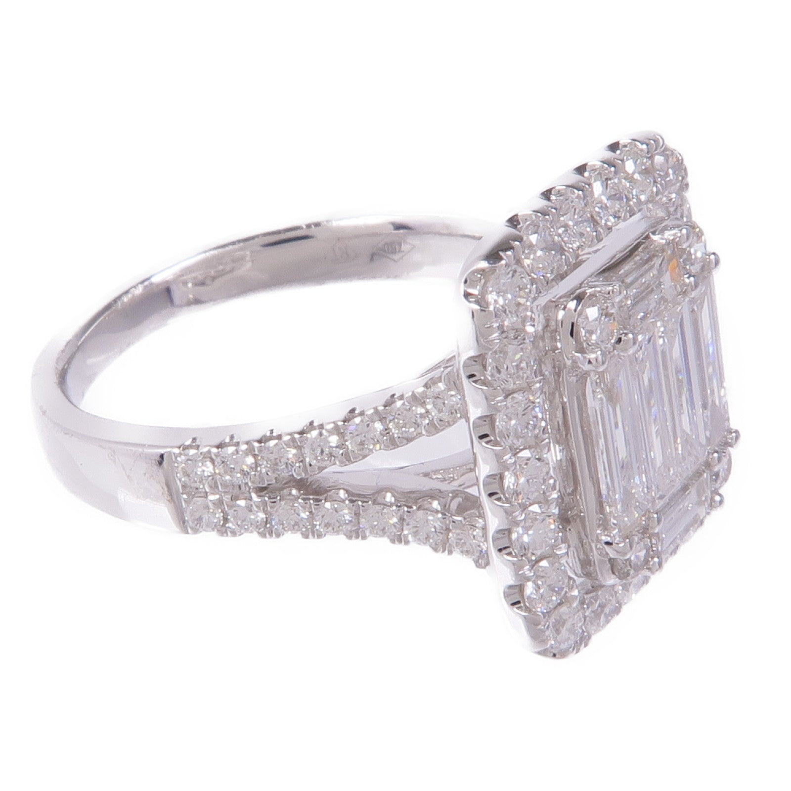 JEWELRY 18K白金Diamond Ring鑽石戒指US#6.25
