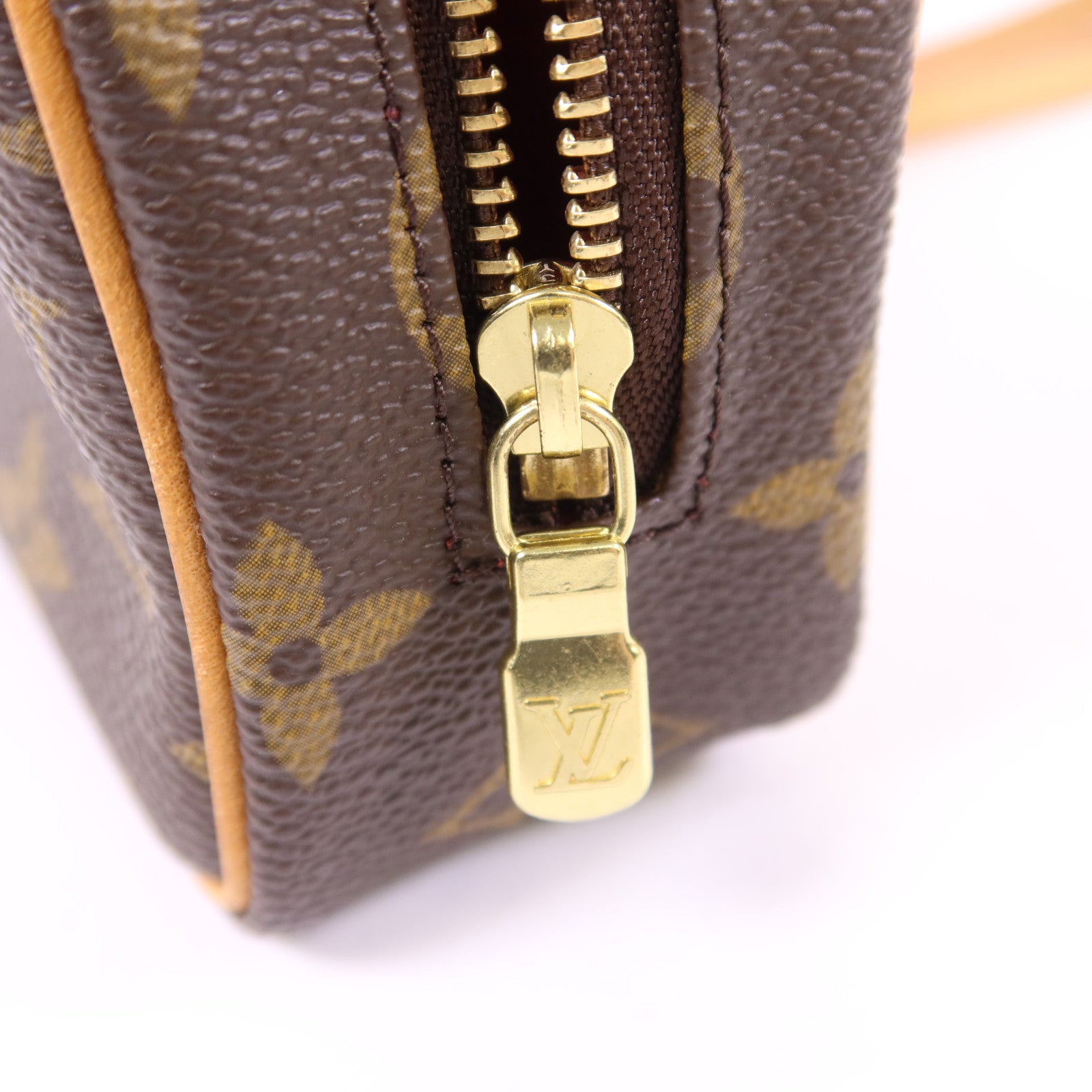 LOUIS VUITTON Monogram Trousse Wapity Pouch金扣手拿包