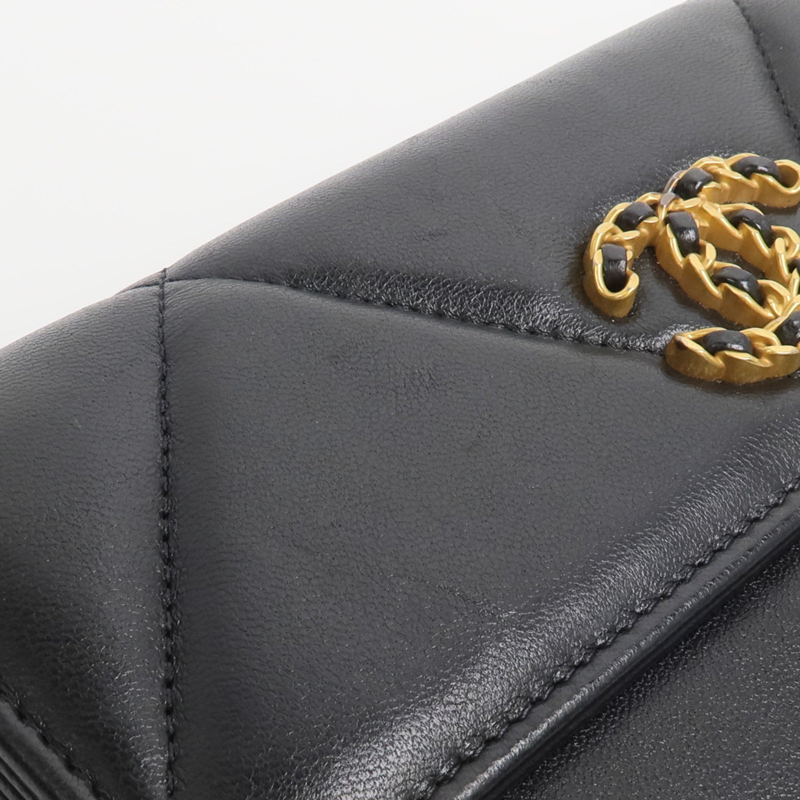 CHANEL 羊皮皮革19 Long Wallet長錢包