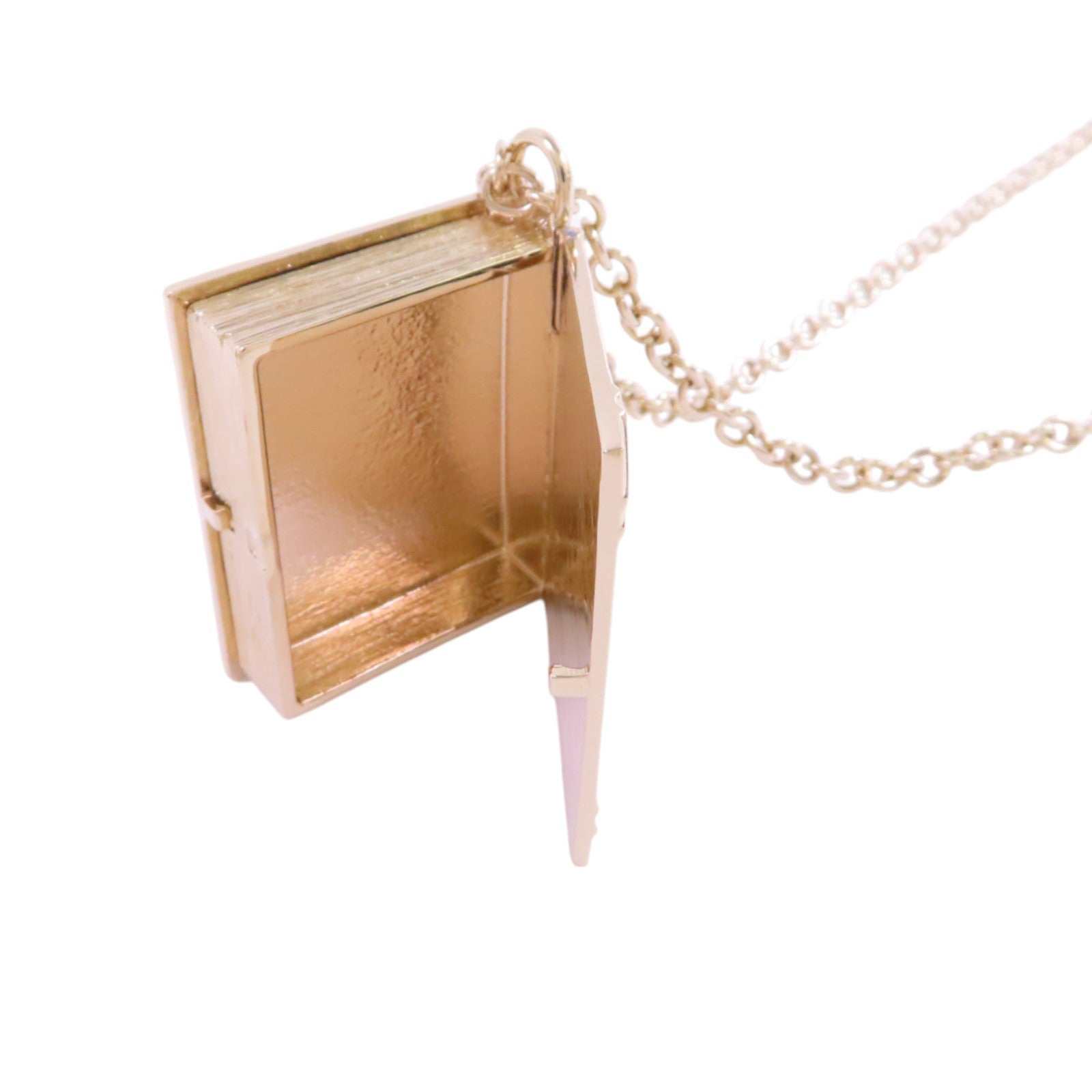 CHANEL CC GHW Pendant Necklace B22C Metal