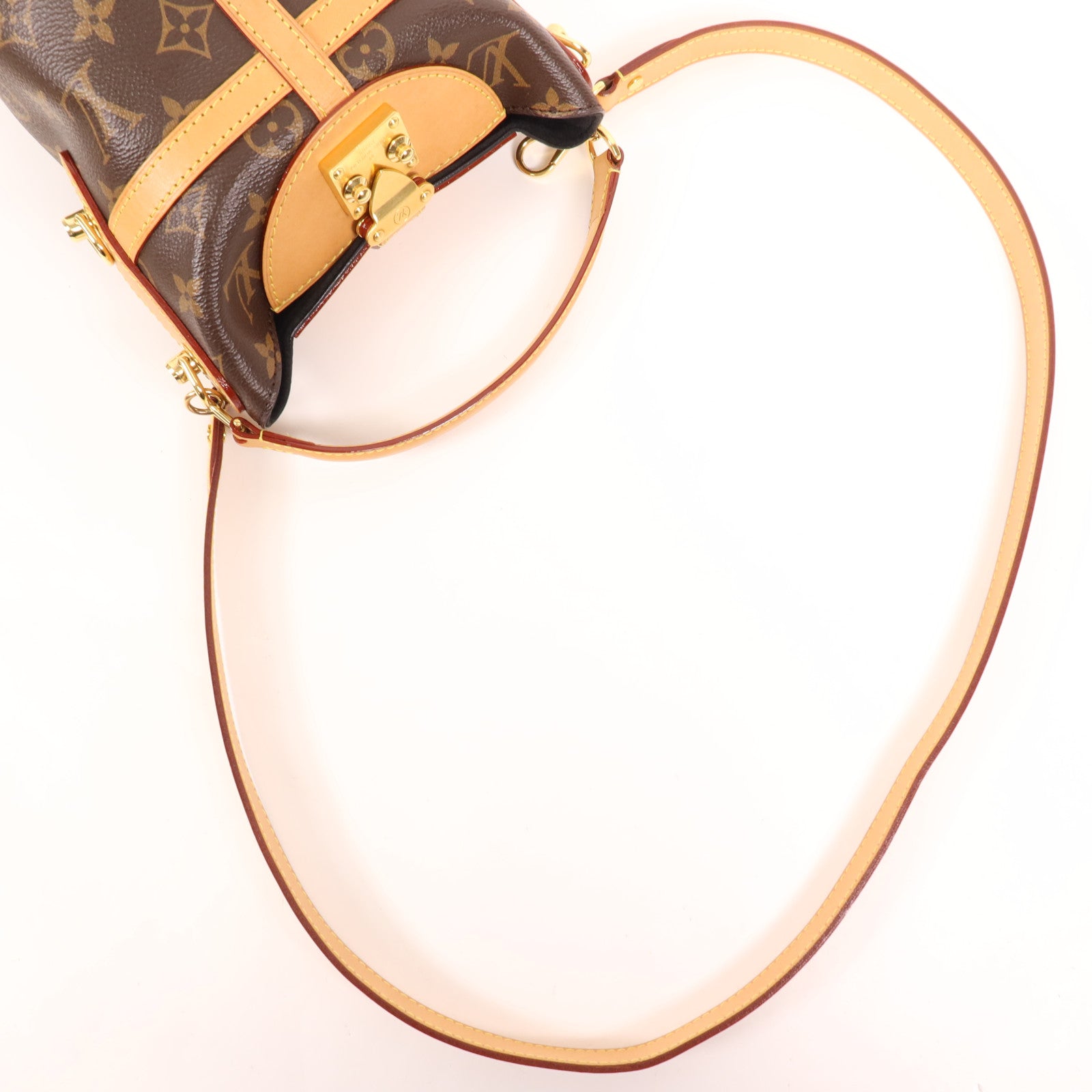 LOUIS VUITTON Monogram Duffle金扣手挽肩背兩用袋