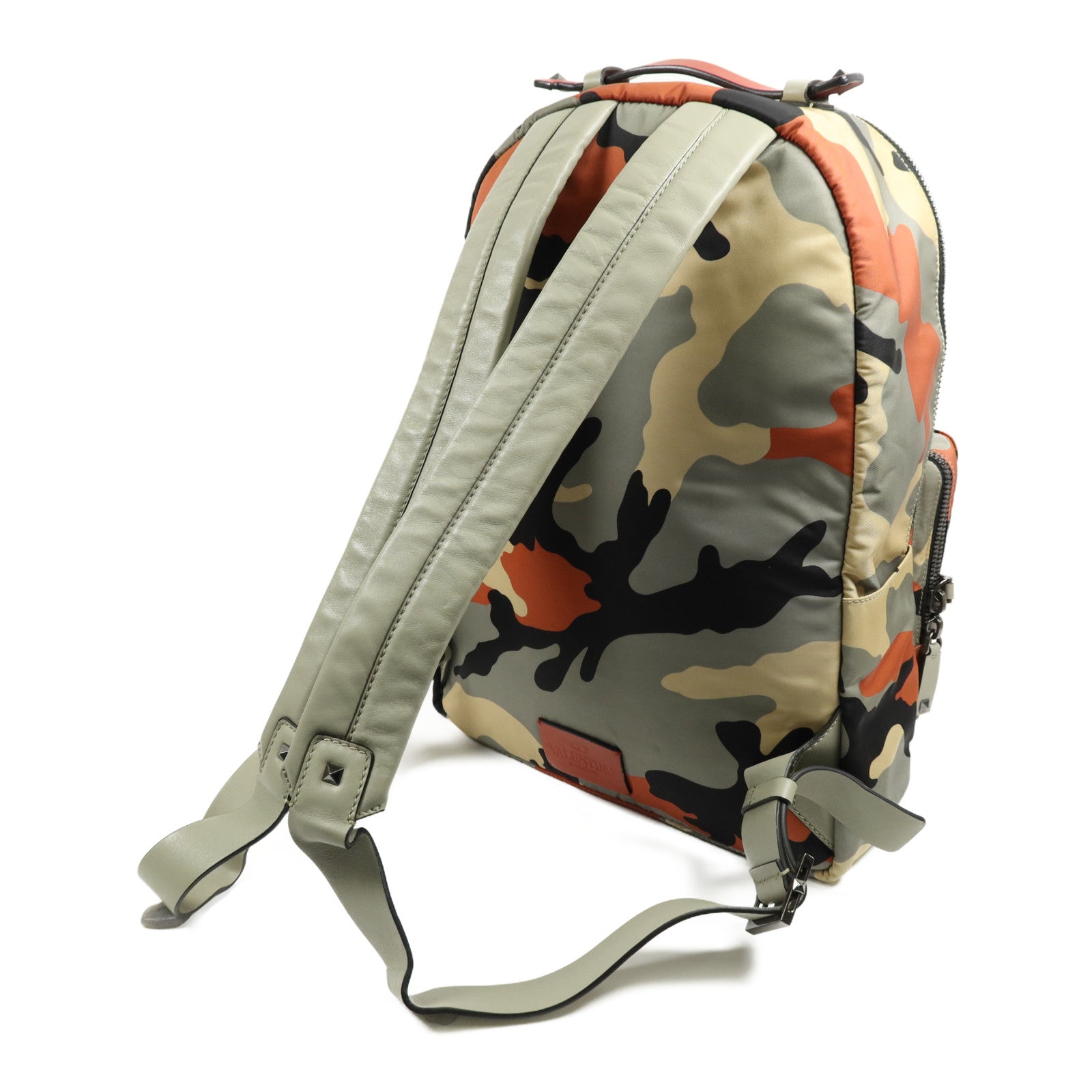 Valentino 尼龍Rucksack銀扣背包