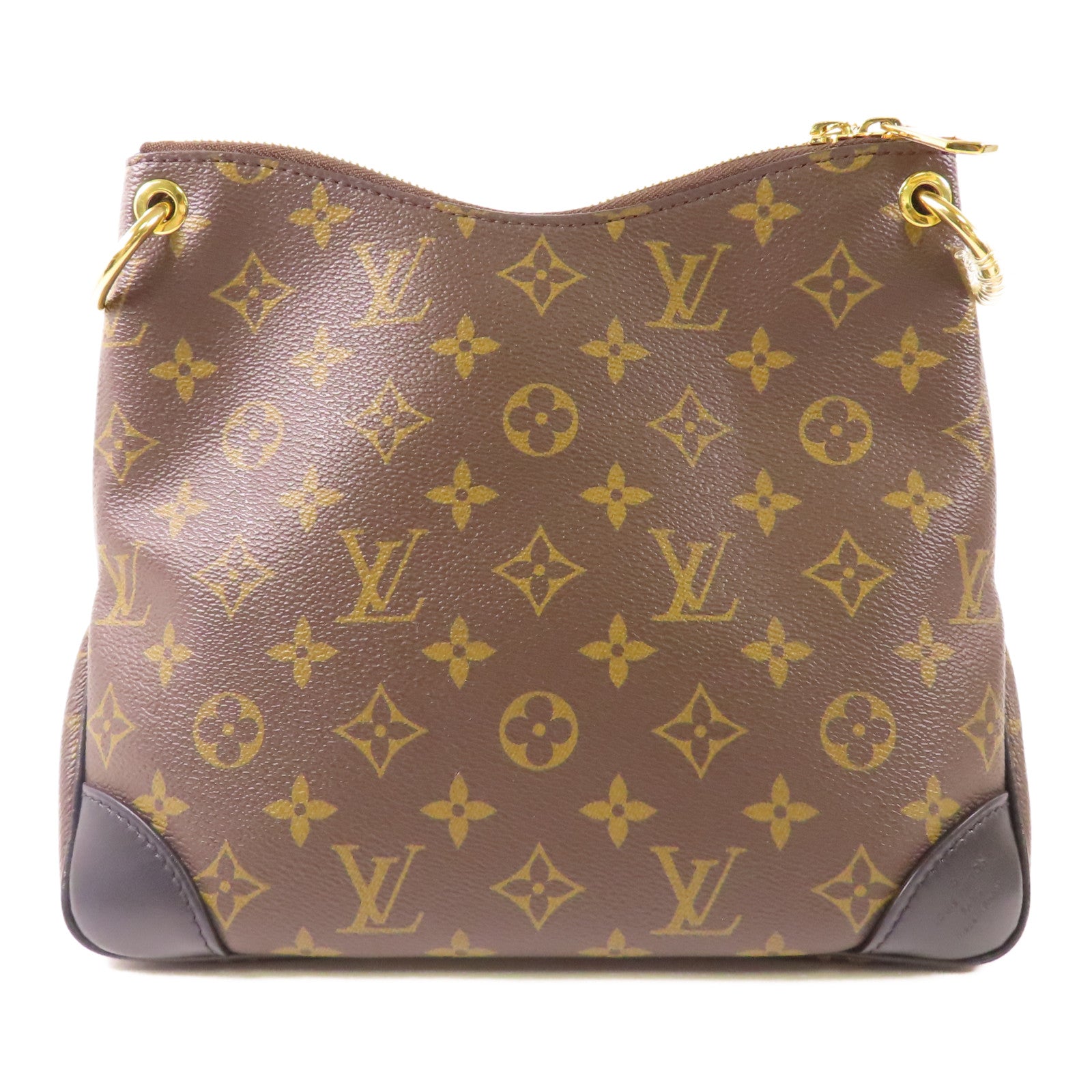 LOUIS VUITTON Monogram Odeon PM金扣肩背袋