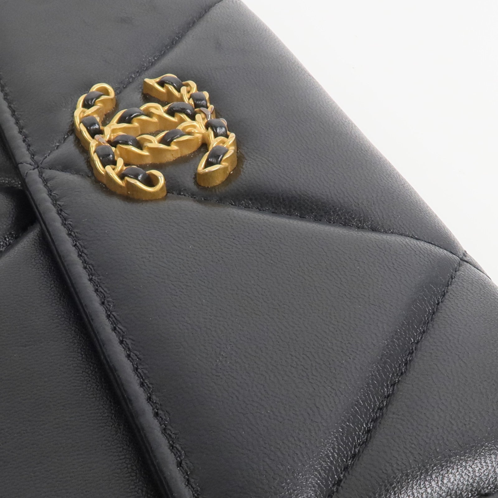 CHANEL 羊皮皮革19 Long Wallet長錢包