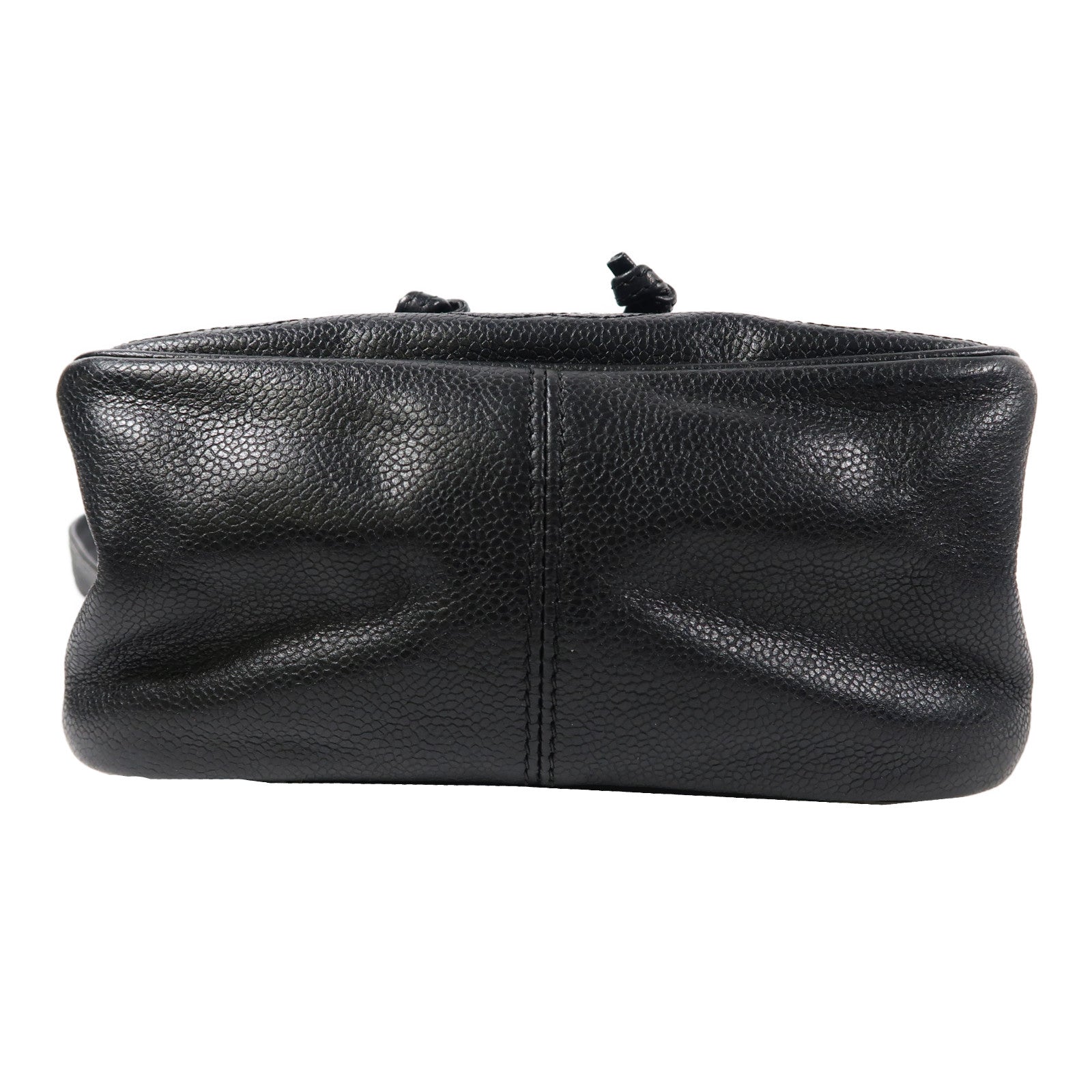 CHANEL Caviar皮革Triple CC Backpack金扣背包黑色