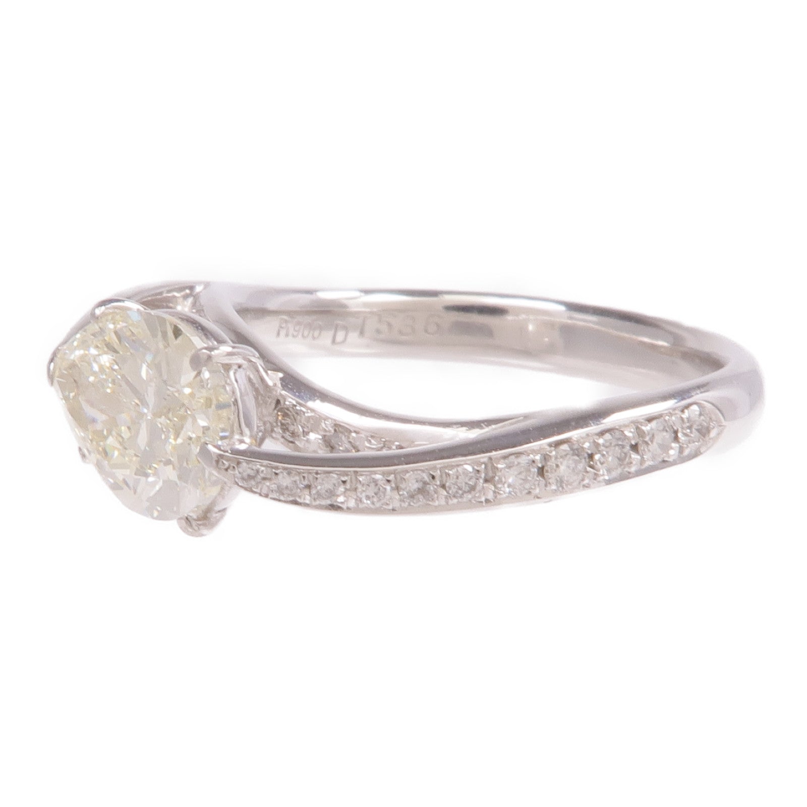 JEWELRY PT900鉑金Diamond Ring鑽石戒指US#7.25