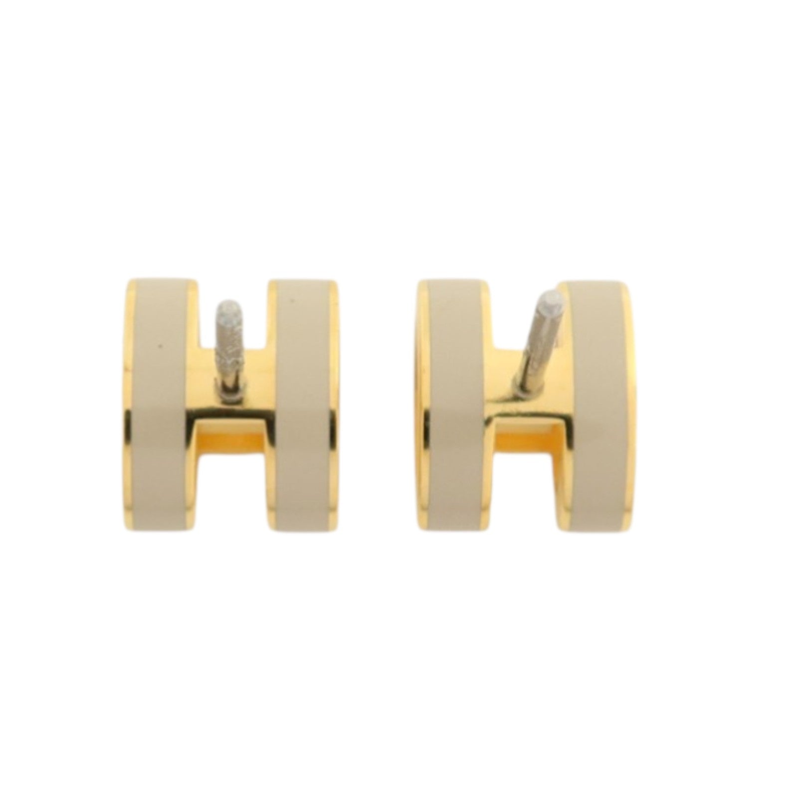 HERMES 金屬/琺瑯Mini Pop H耳環