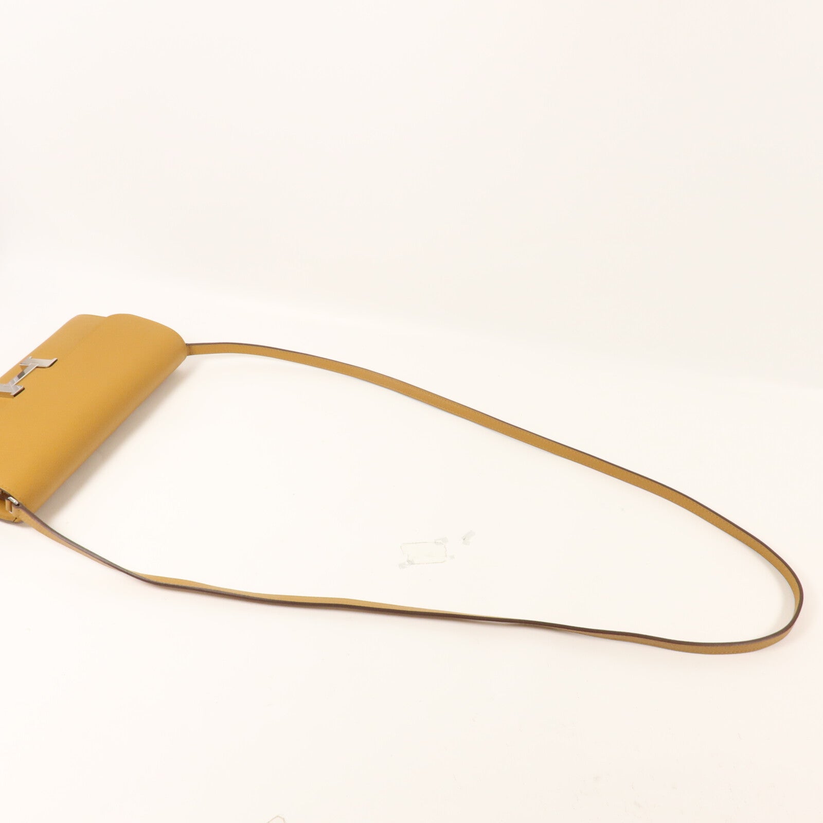 HERMES Chevre皮革Constance To Go肩背袋Caramel