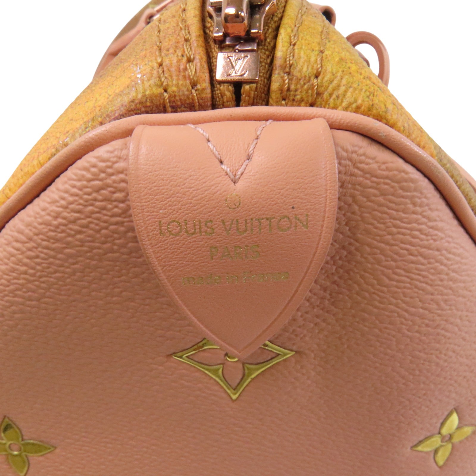 LOUIS VUITTON Calf Paintingp Fragonard Speedy 30金扣手挽袋