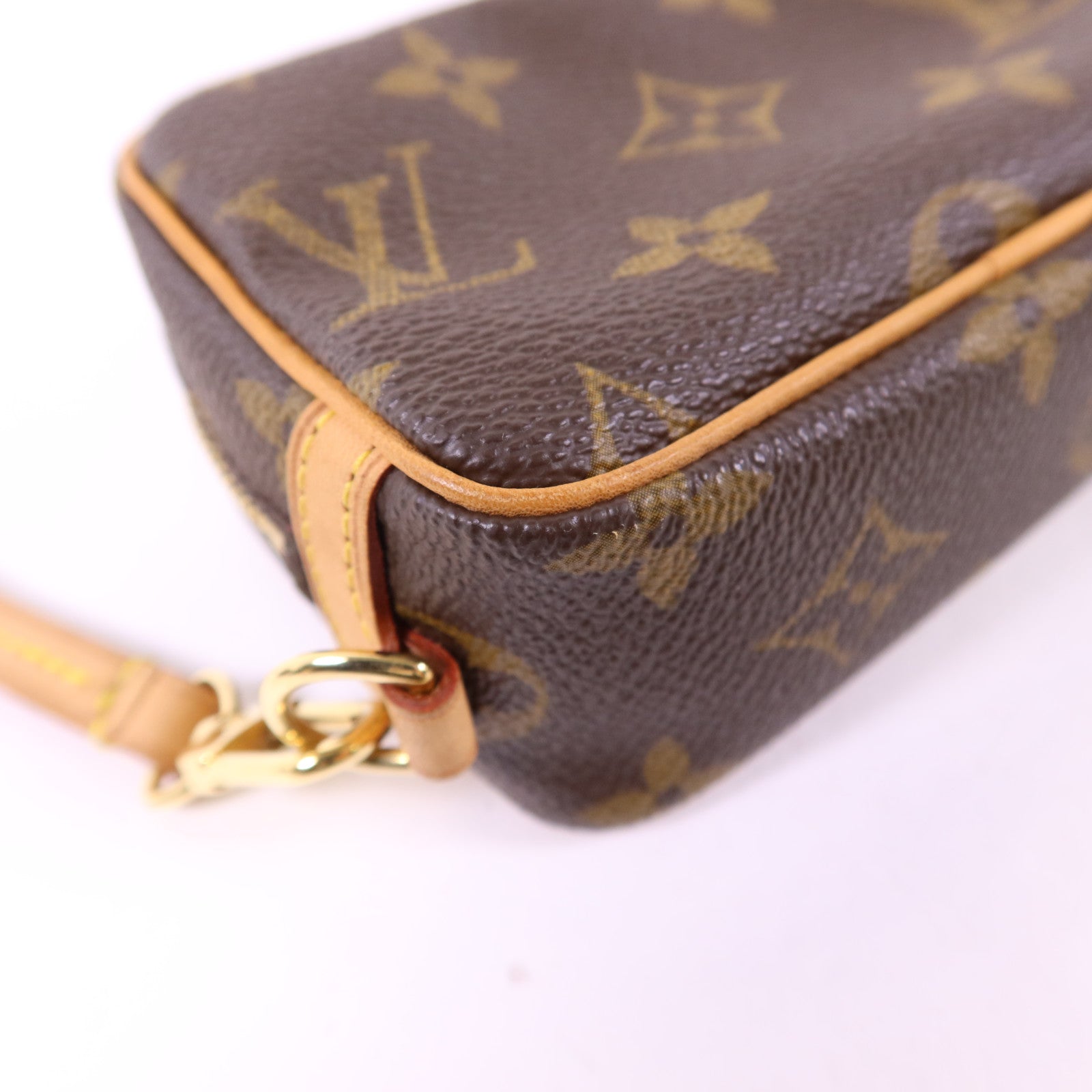LOUIS VUITTON Monogram Trousse Wapity Pouch金扣手拿包