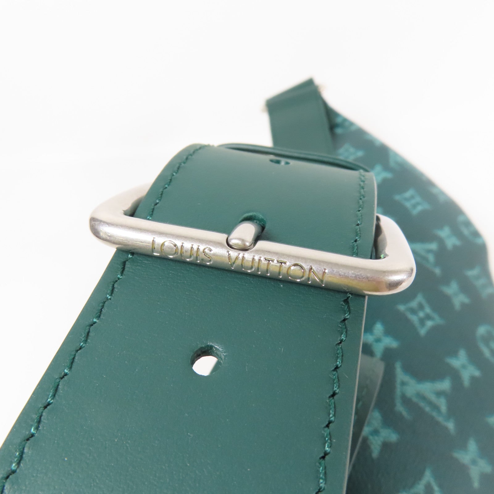 LOUIS VUITTON Monogram Heritage Rush Bumbag銀扣腰包
