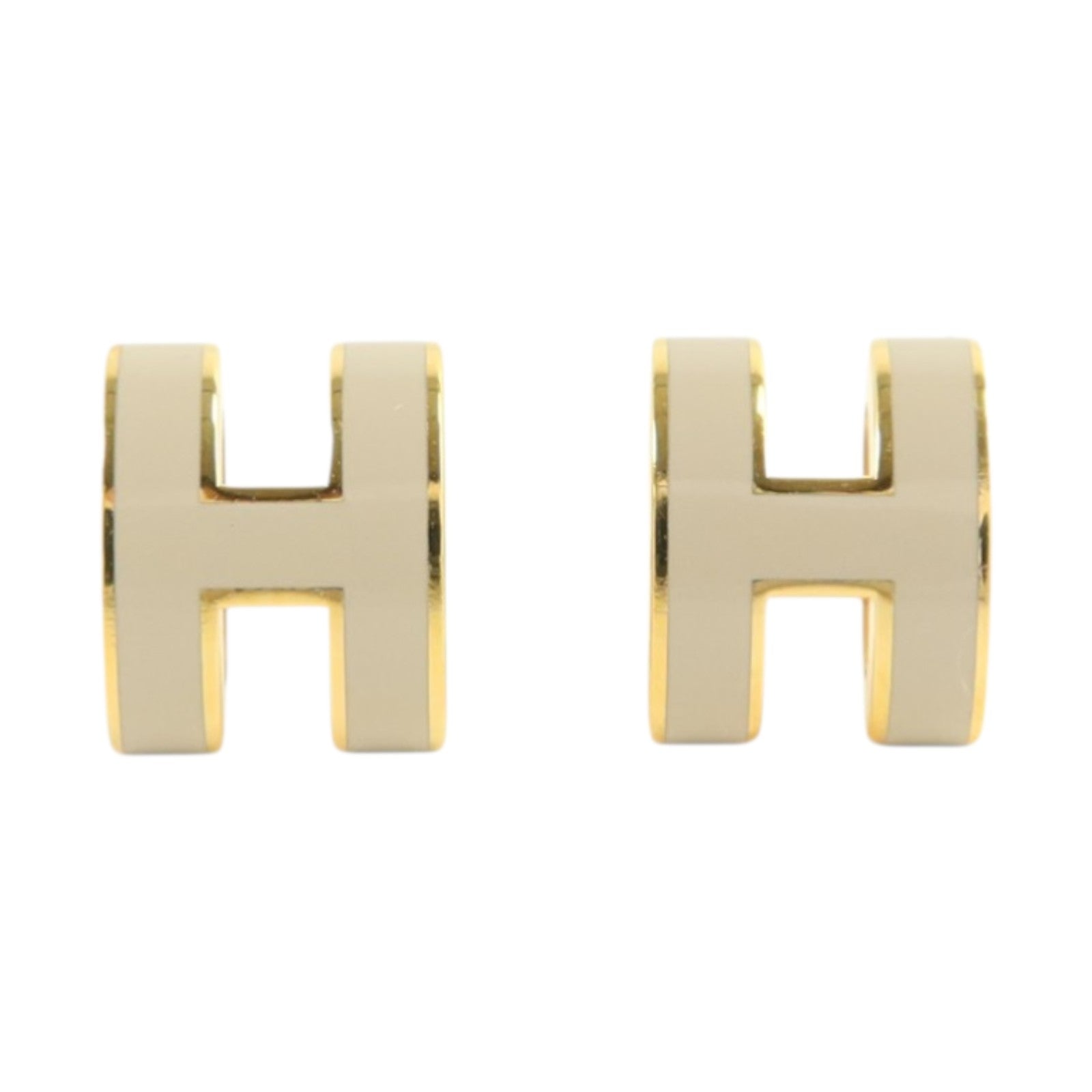 HERMES 金屬/琺瑯Mini Pop H耳環