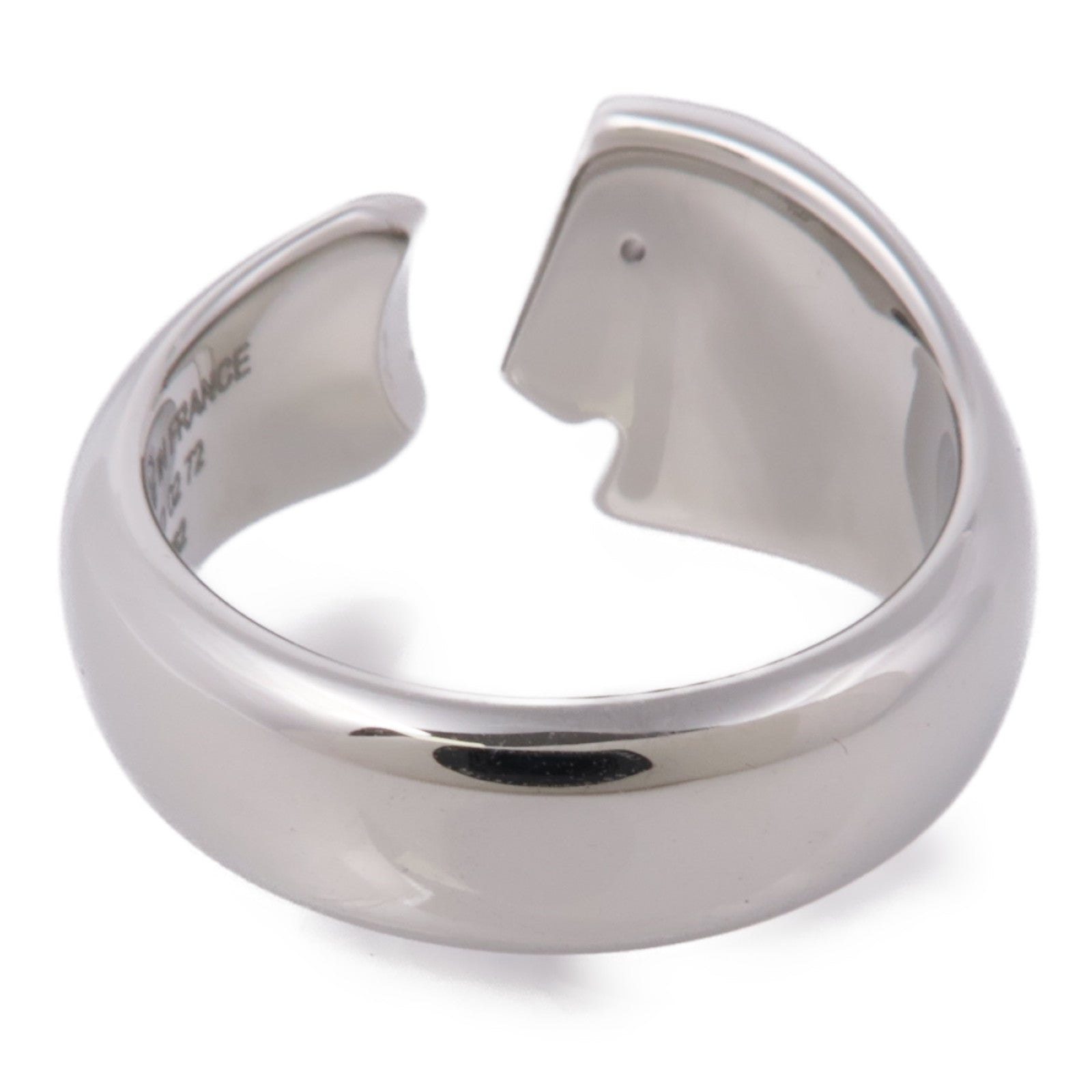 HERMES 金屬Carrousel Ring戒指US#10
