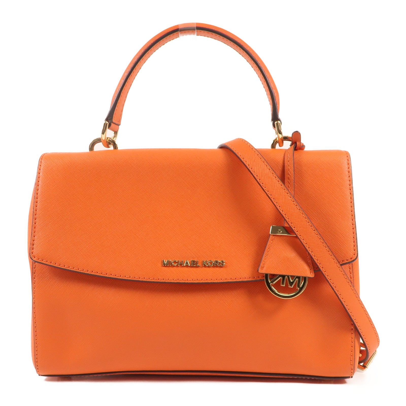 Michael Kors 【激減優惠】牛皮皮革Shoulder Bag金扣手挽肩背兩用袋