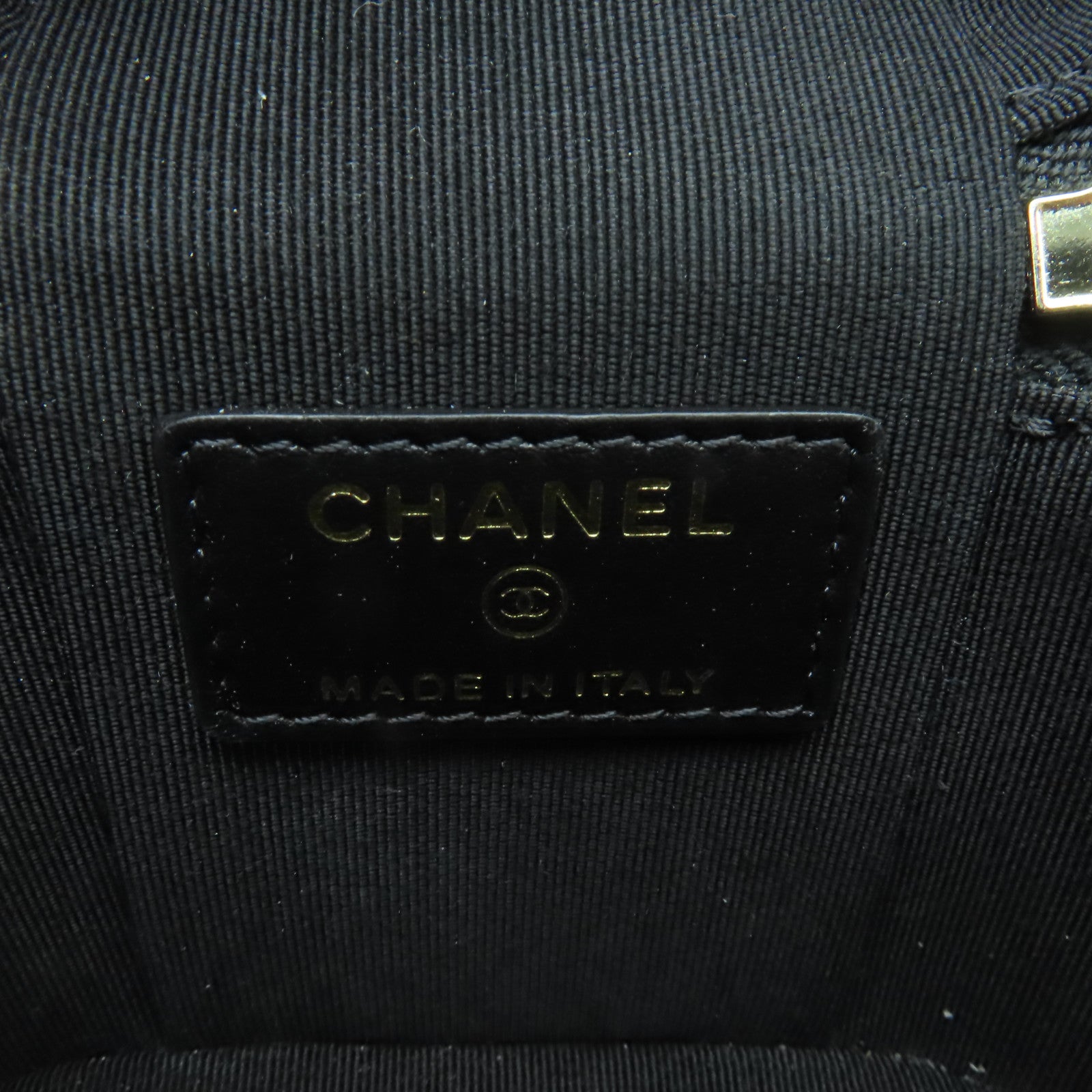 CHANEL 【激減優惠】菱格Caviar皮革Chain Shoulder金扣鏈帶肩背袋黑色