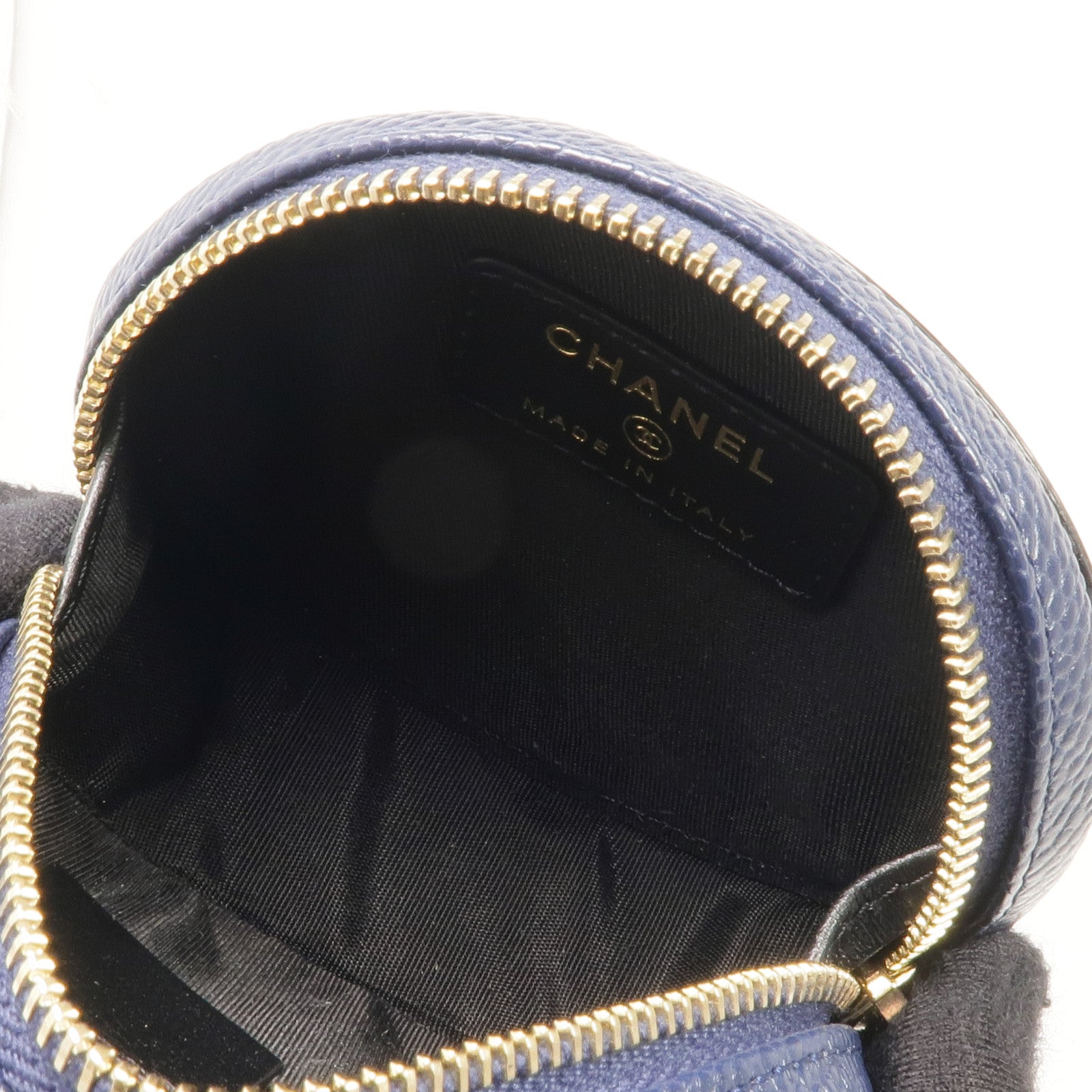CHANEL 牛皮皮革Coin Case金扣零錢包