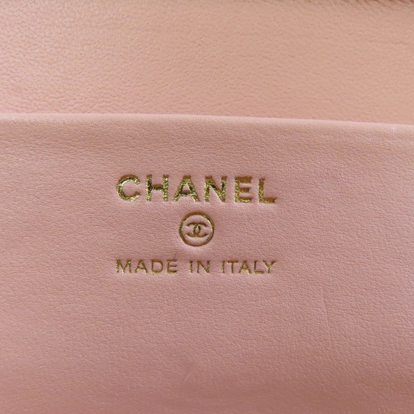 CHANEL 【激減優惠】菱格牛皮皮革Vaniy Case金扣手挽肩背兩用袋粉紅色