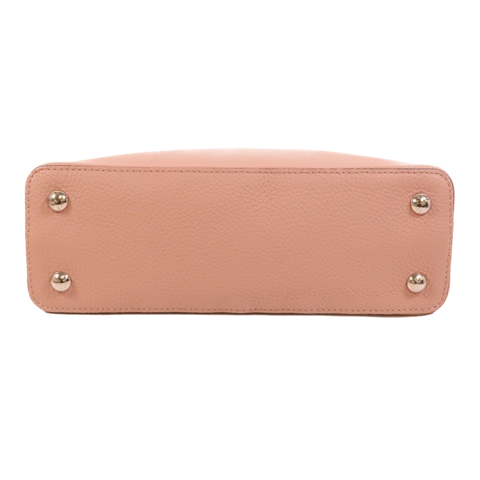 LOUIS VUITTON Taurillon皮革Capueines MM手挽肩背兩用袋