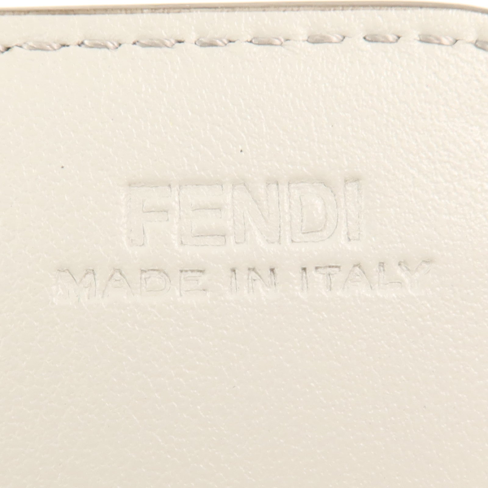 FENDI 牛皮皮革Wallet On Chain銀扣鏈帶肩背袋