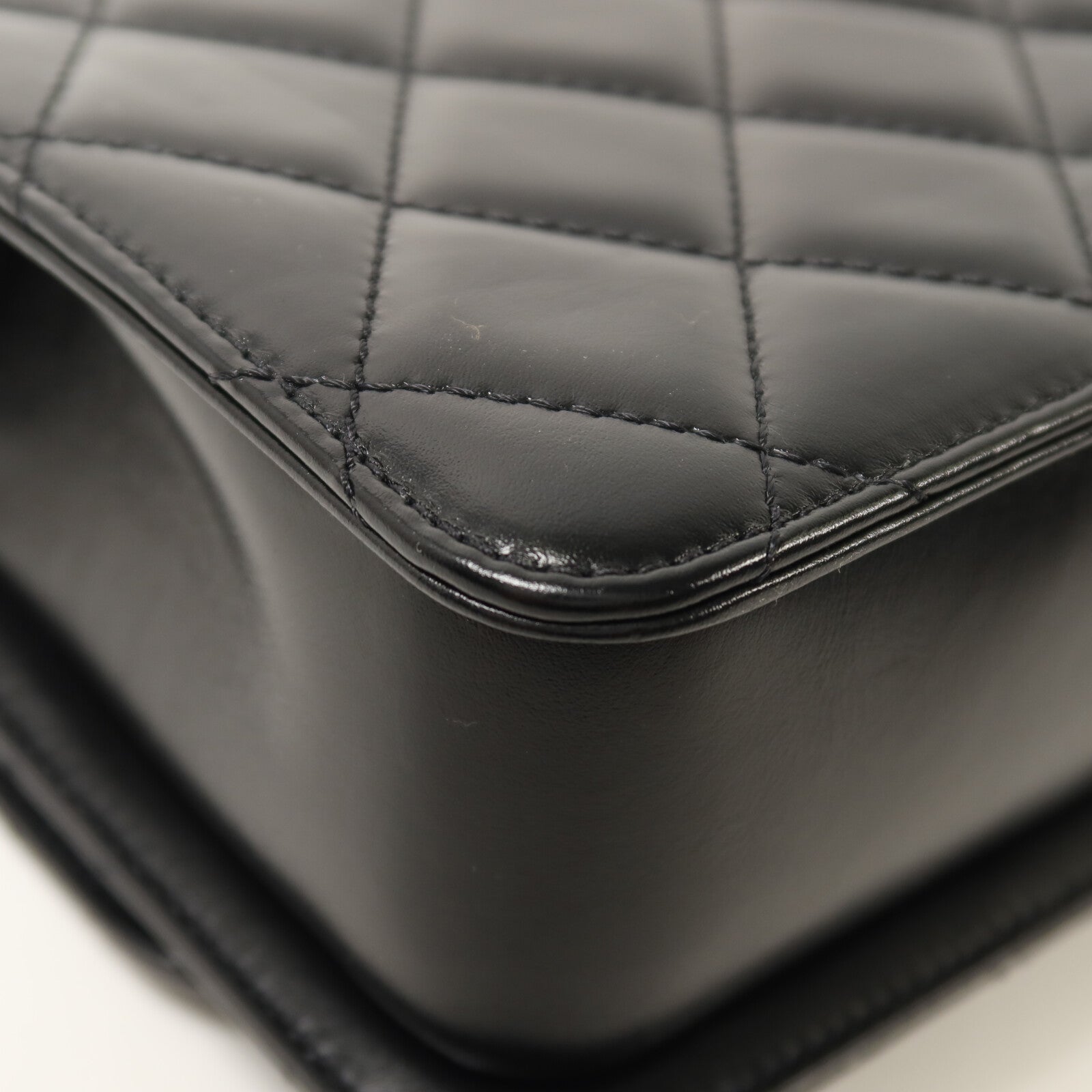CHANEL 牛皮皮革24C鏈帶手挽肩背兩用袋