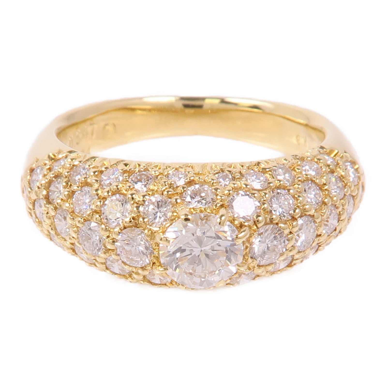 JEWELRY 18K黃金Diamond Ring鑽石戒指US#5.5