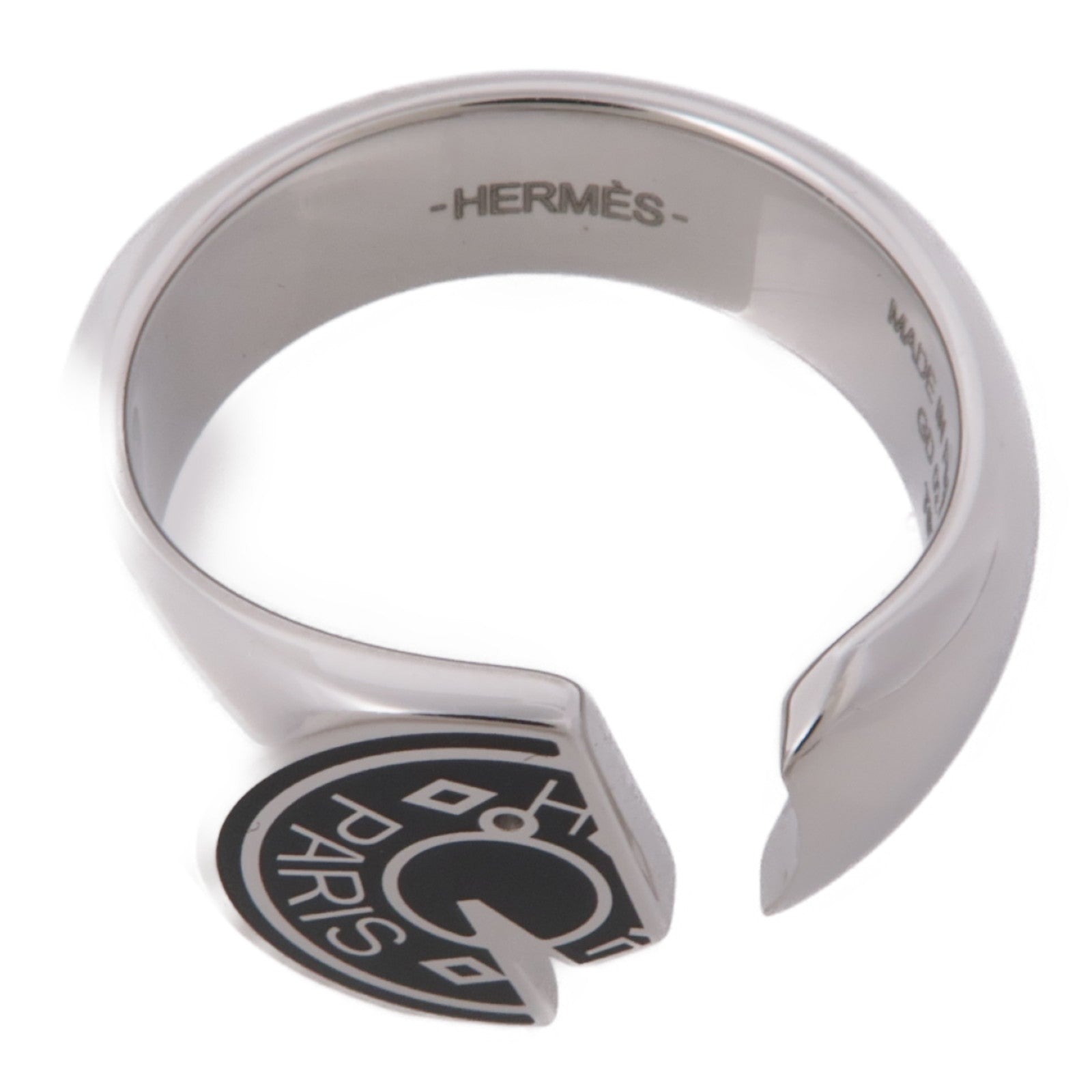 HERMES 金屬Carrousel Ring戒指US#10