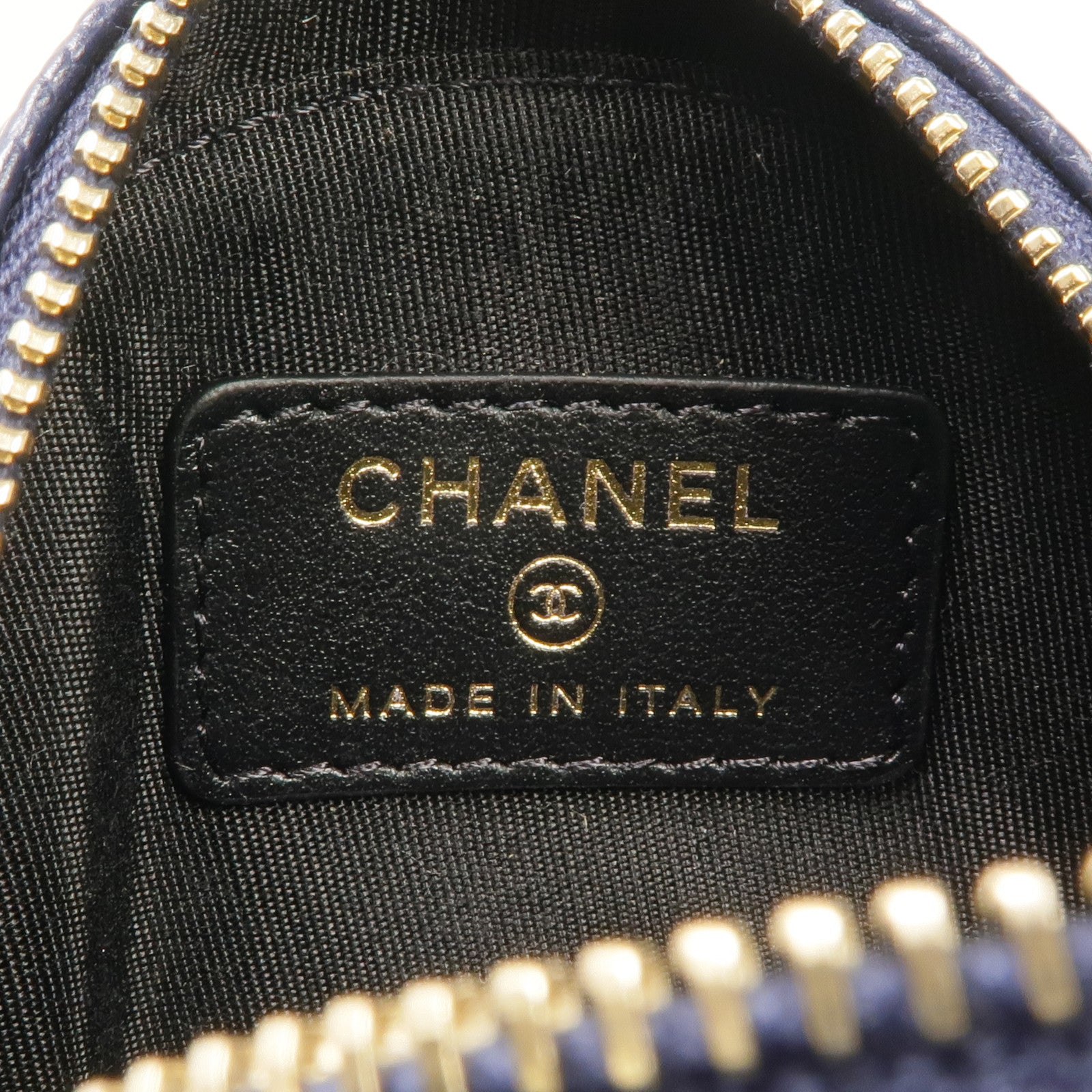 CHANEL 牛皮皮革Coin Case金扣零錢包