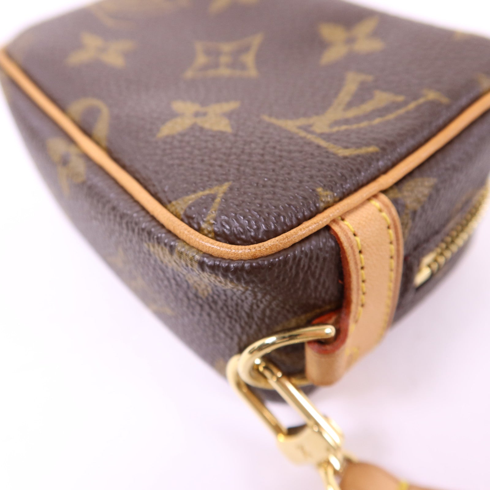 LOUIS VUITTON Monogram Trousse Wapity Pouch金扣手拿包