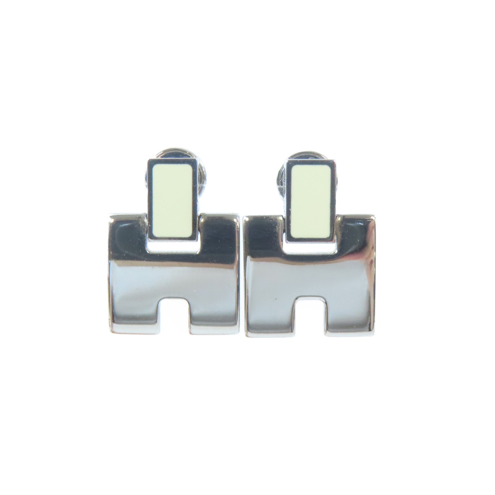 HERMES 金屬Eileen Earrings耳環銀色