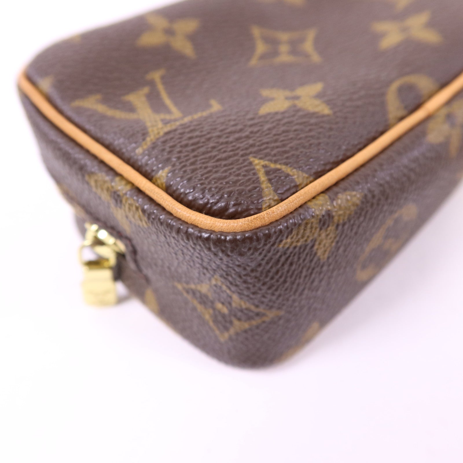 LOUIS VUITTON Monogram Trousse Wapity Pouch金扣手拿包