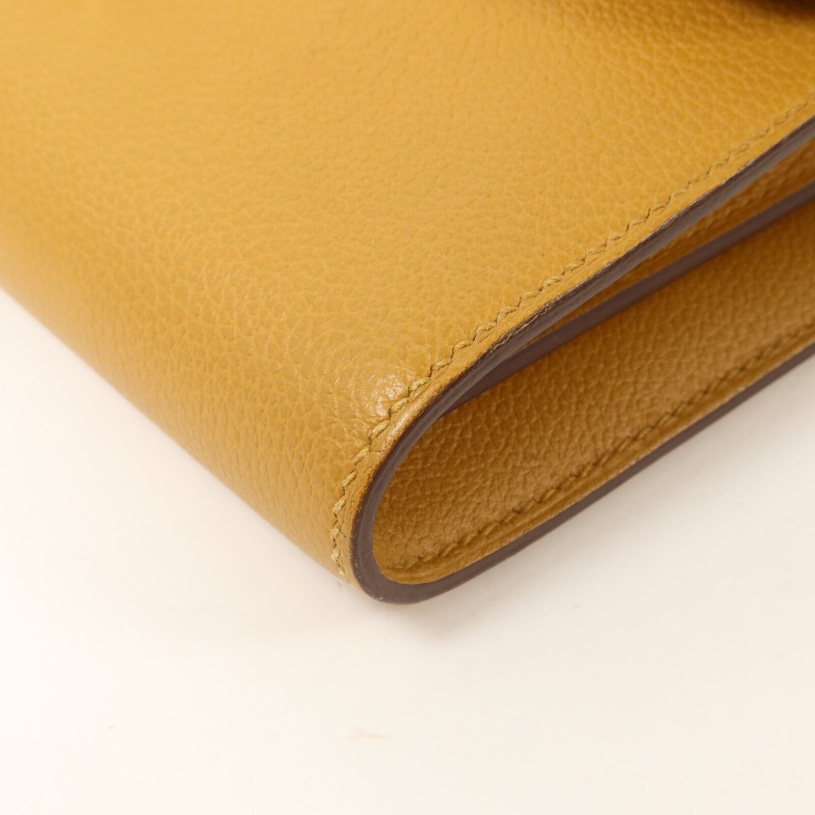 HERMES Chevre皮革Constance To Go肩背袋Caramel