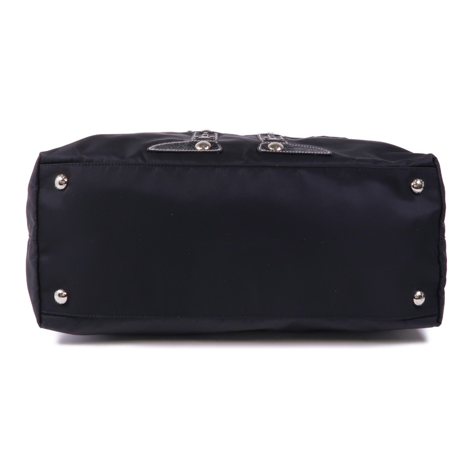 PRADA 尼龍Shoulder Tote銀扣肩背袋/手挽袋