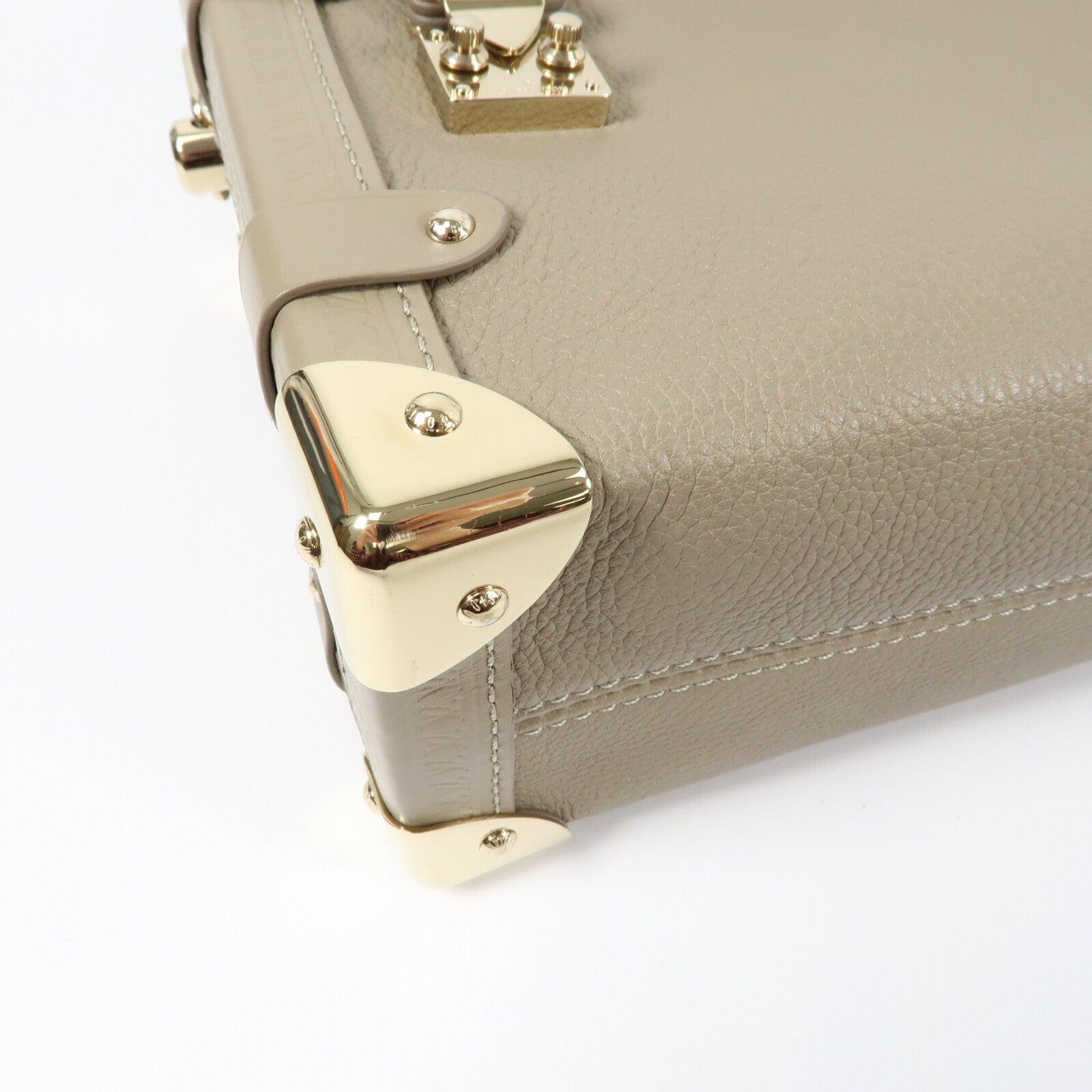 LOUIS VUITTON 牛皮皮革Side Trunk MM手挽肩背兩用袋