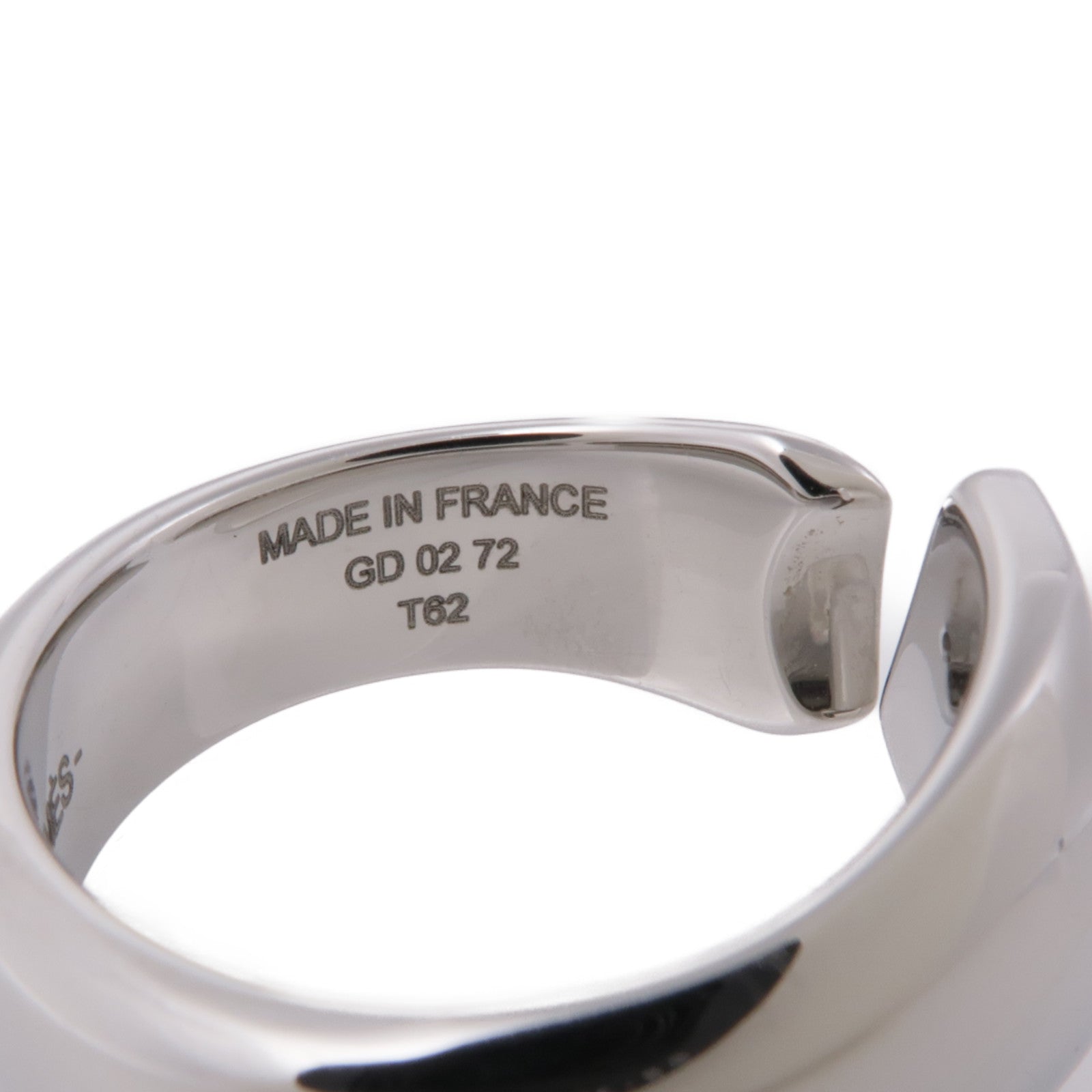 HERMES 金屬Carrousel Ring戒指US#10