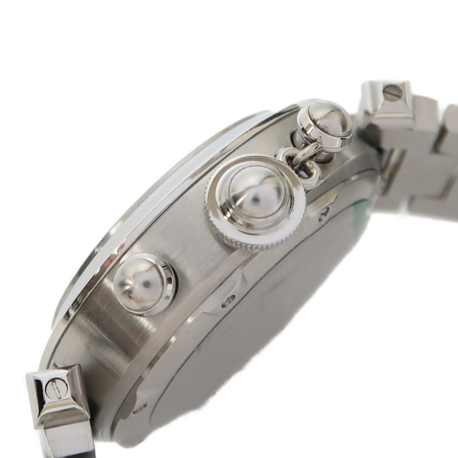 CARTIER Pasha C不鏽鋼手錶自動機芯銀色