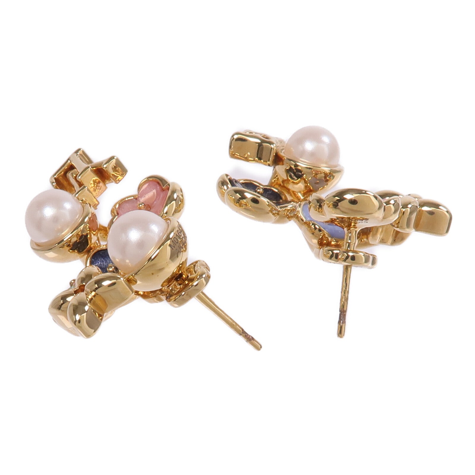 LOUIS VUITTON 金屬/PVC Botanica Earrings金扣耳環