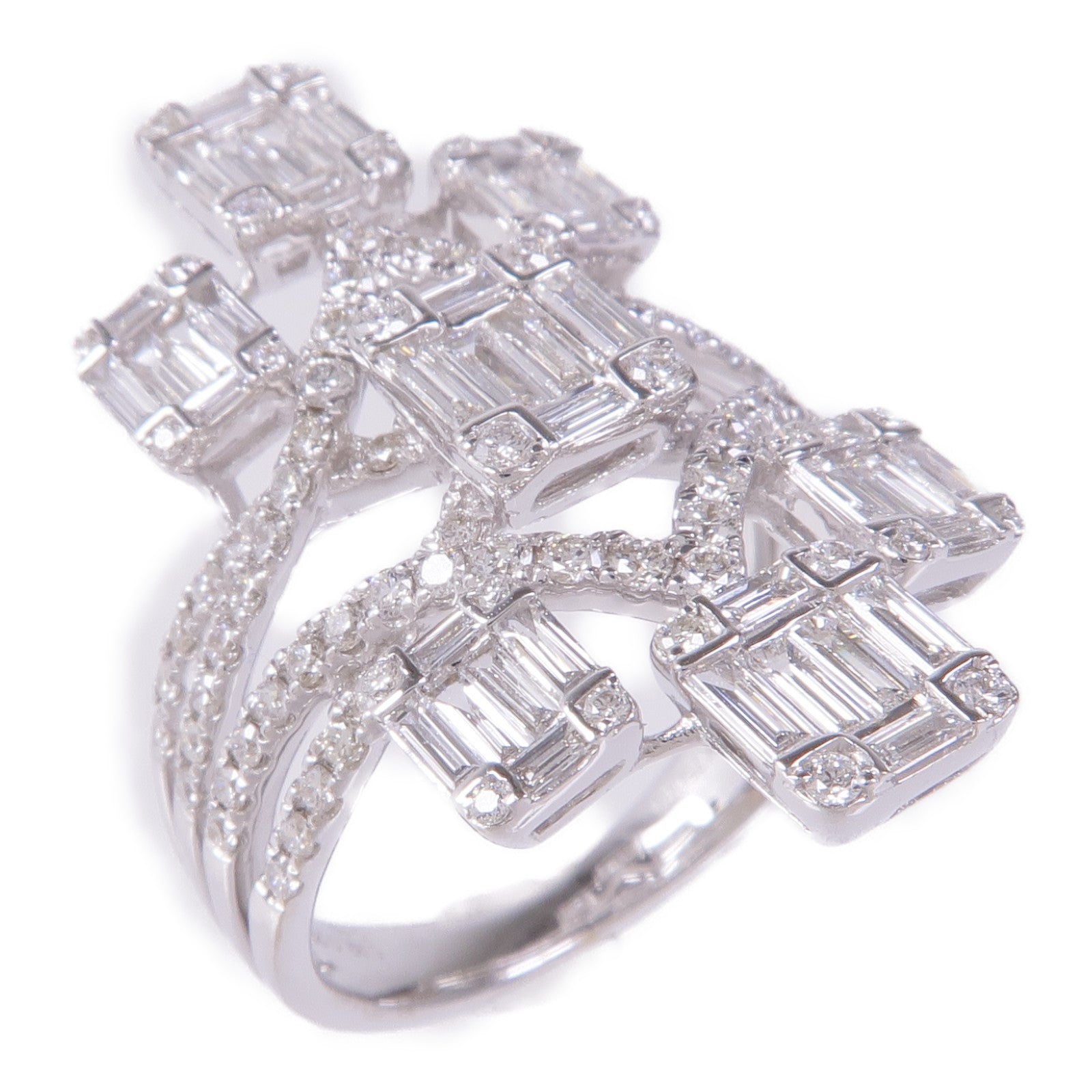 JEWELRY 18K白金Diamond Ring鑽石戒指US#6.75