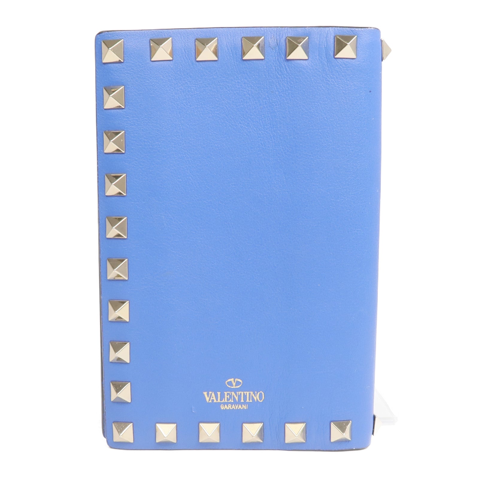 Valentino 牛皮皮革Rockstud Passport Case護照套