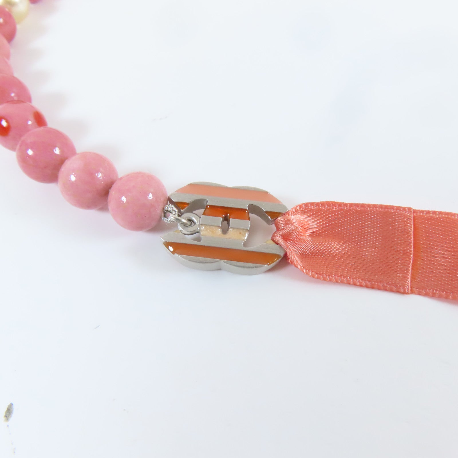 CHANEL 【激減優惠】PVC Chain Belt腰帶粉紅色
